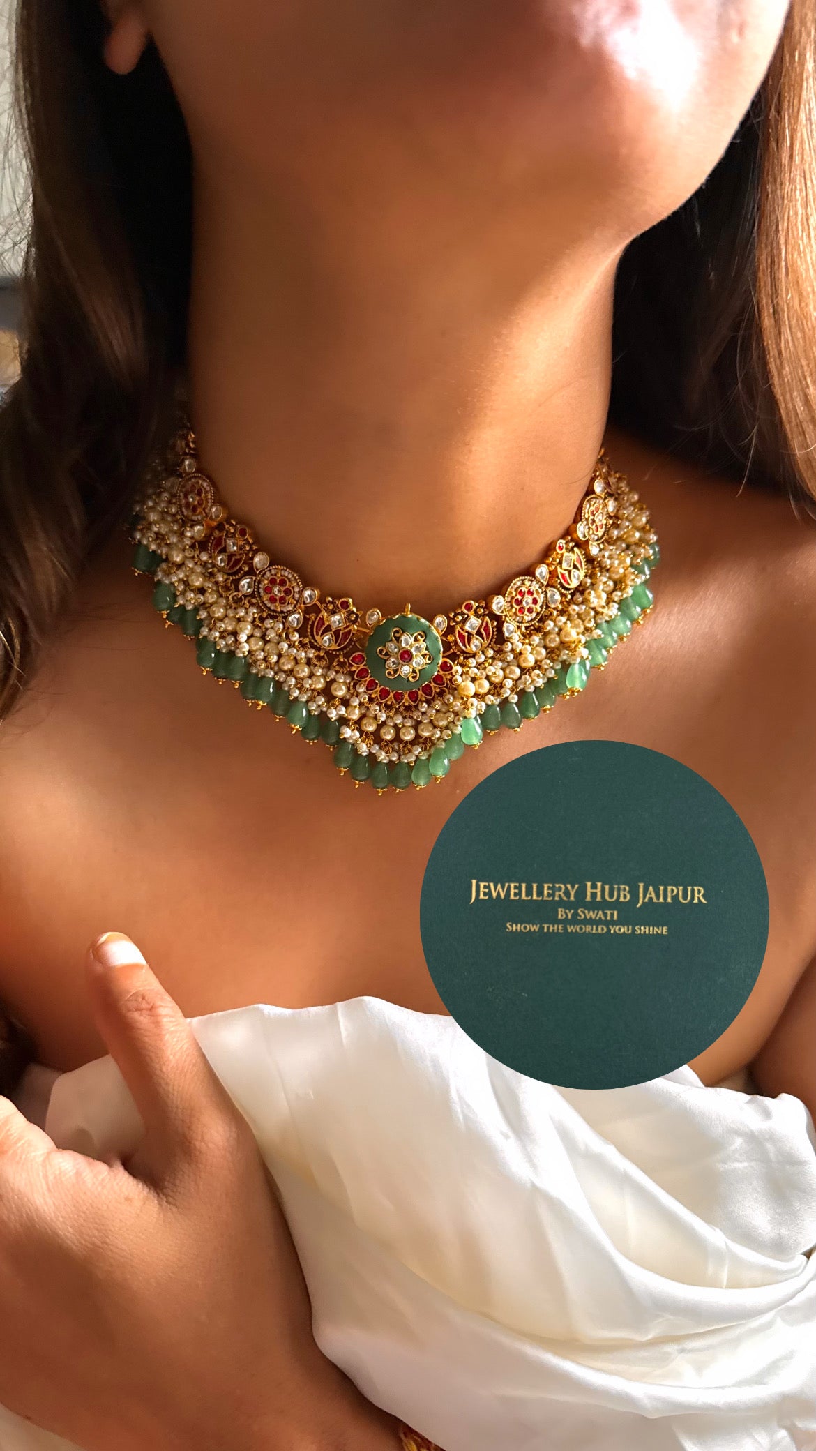 Handmade heritage Kalash necklace
