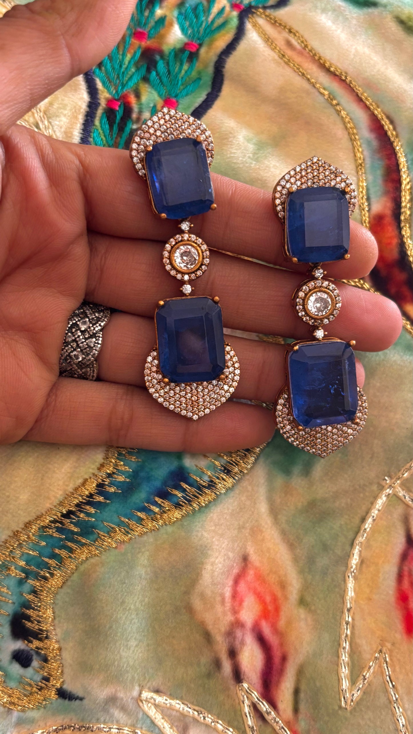 Royal Blue danglers