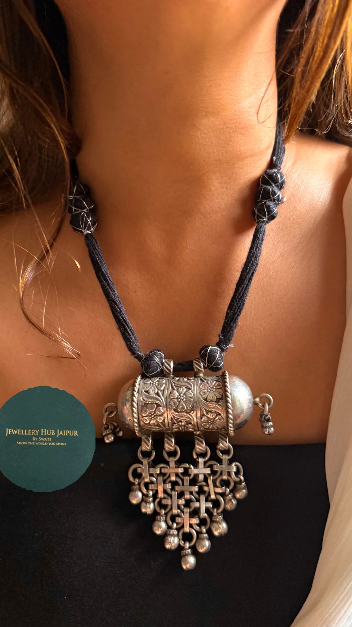 Kutch gundi Tribal Pendant Necklace