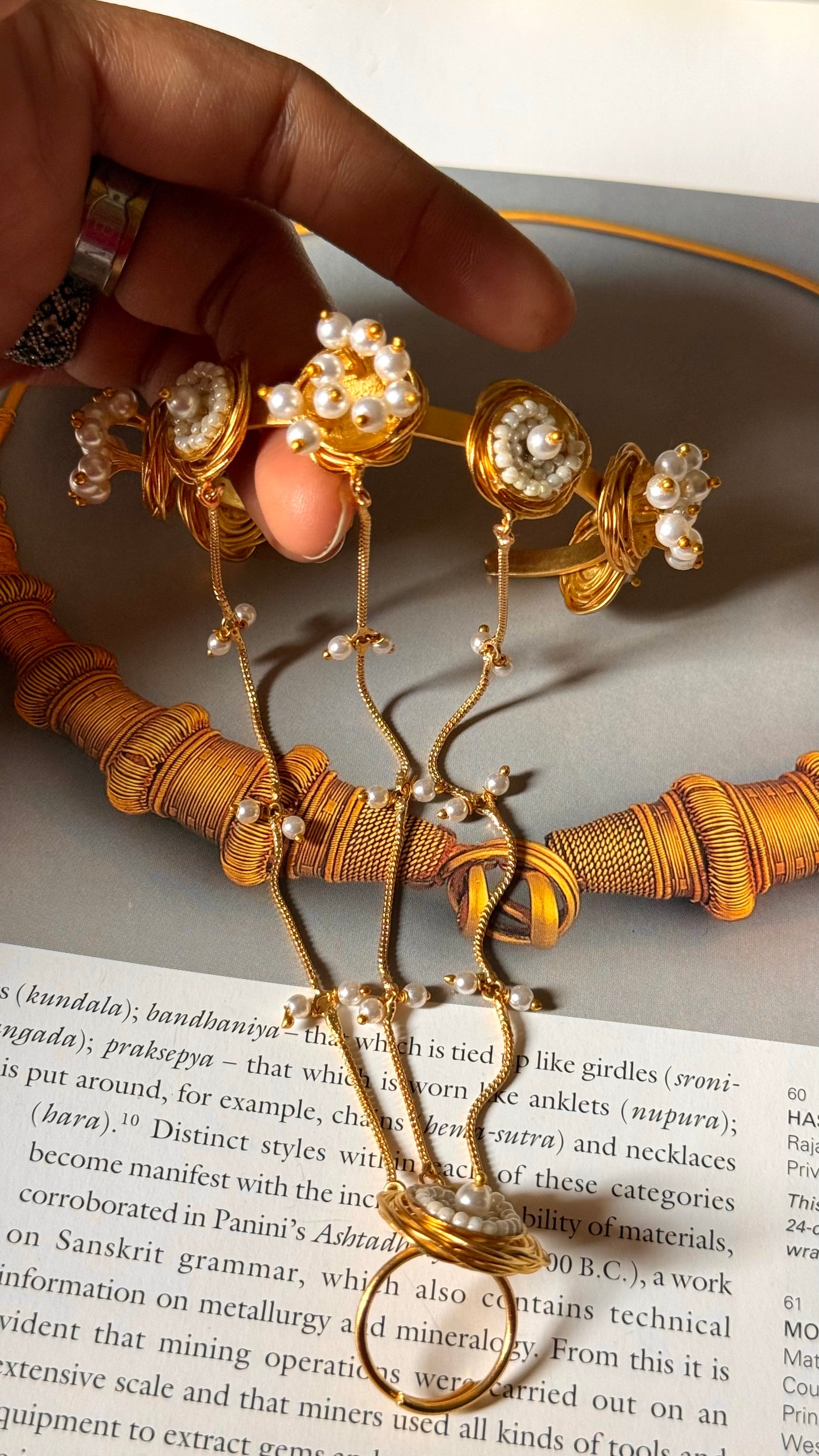 handmade single ring Hathphool