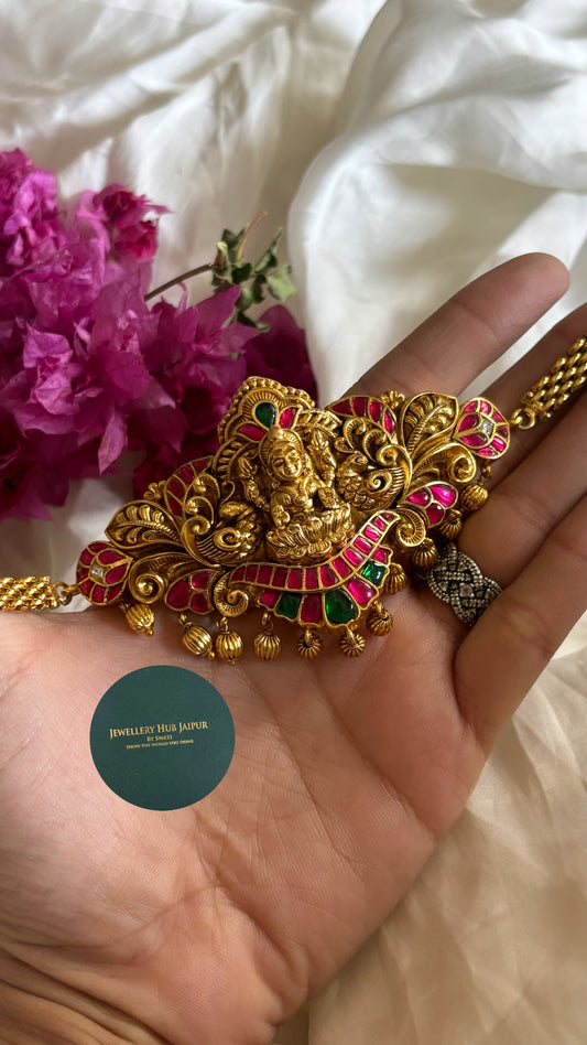 Temple jewellery with earrings