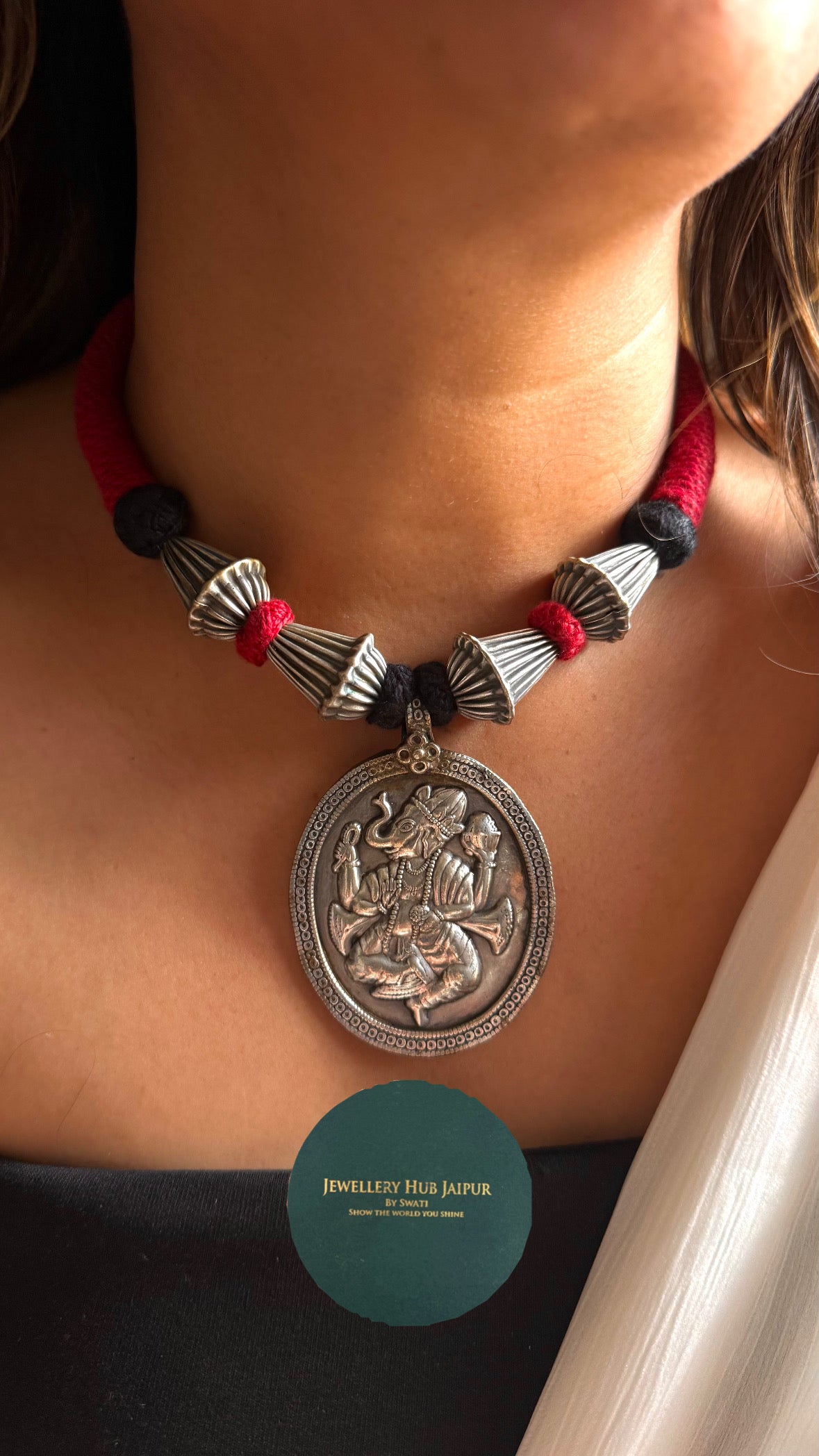 Lord Ganesha Inspired santhal Tribal Necklace
