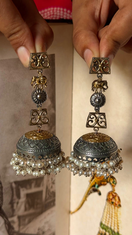Gaj ghoomar tribal earrings
