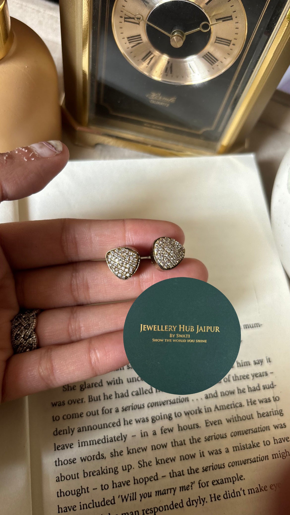 Emerald victorian collar necklace set