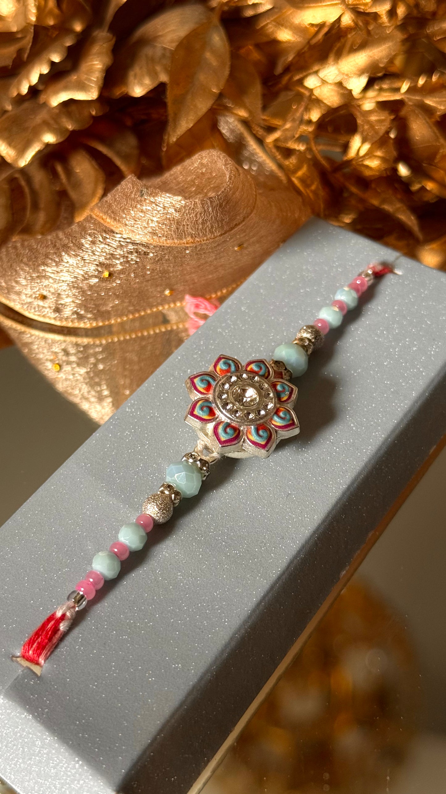 Nakshi Chakra fidget spinner Rakhi