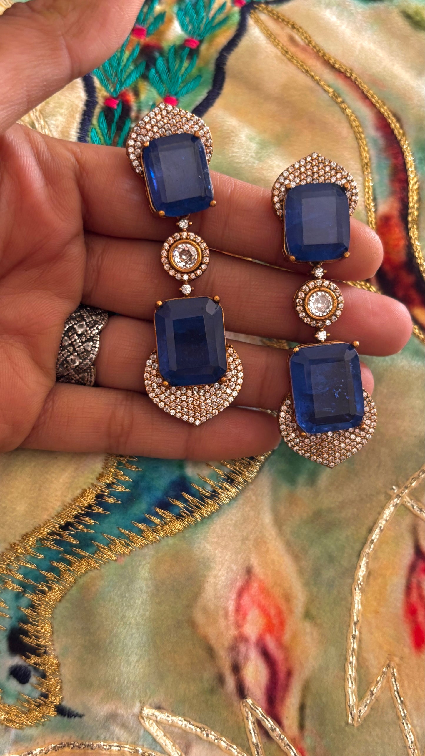 Royal Blue danglers
