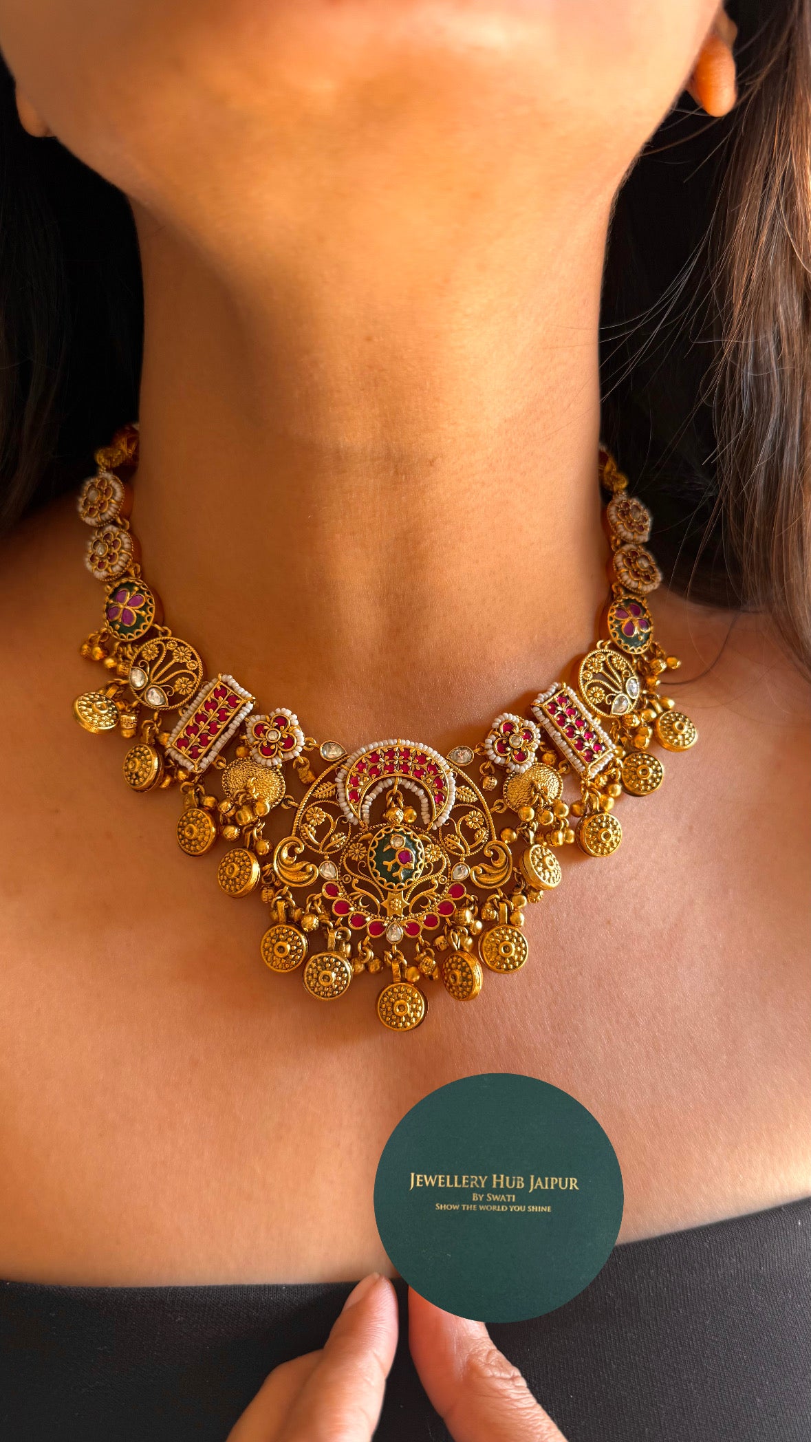 Royal rajawada collar set