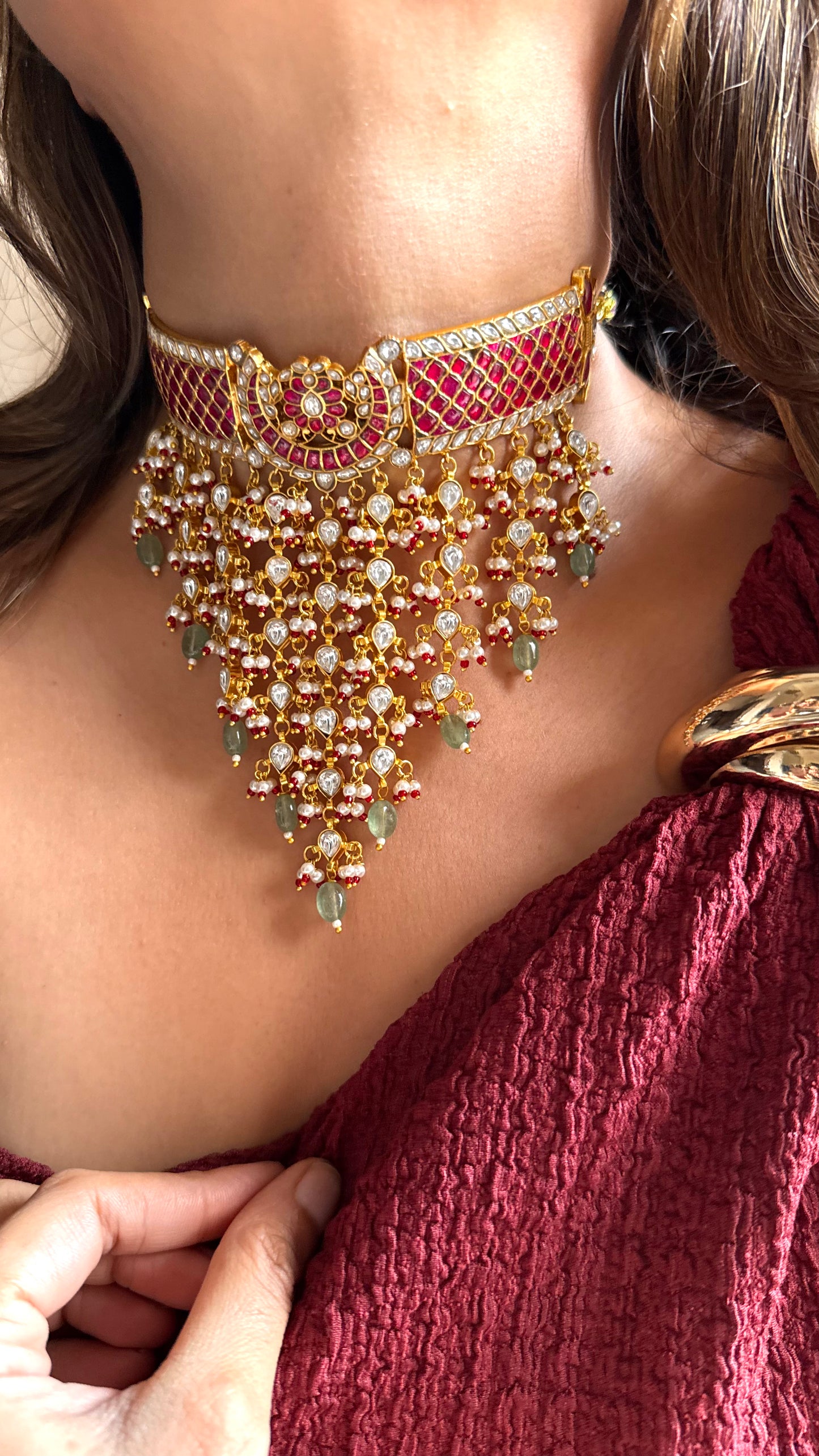 Paach Heritage Chandni Aad with waterfall design