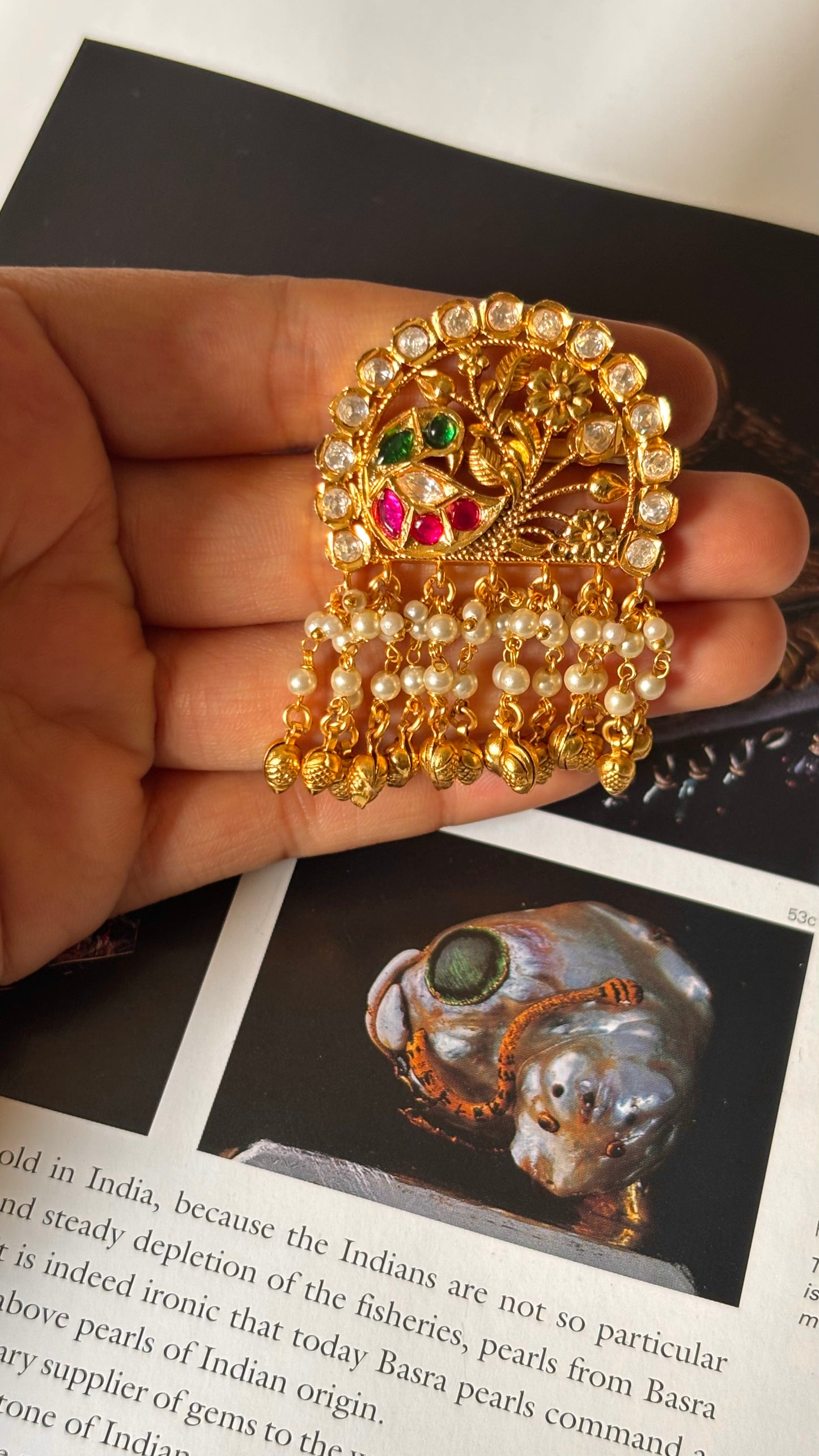 Heritage nakashi gold rajwada ring