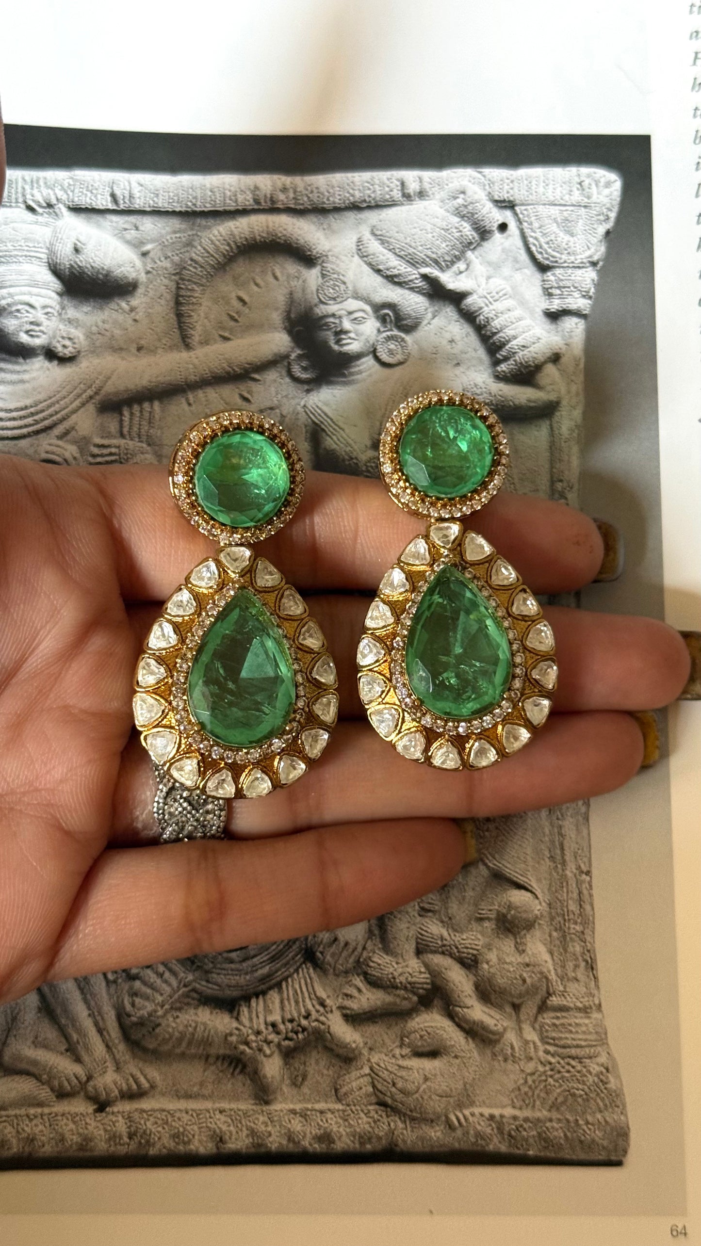Mint doublet earrings