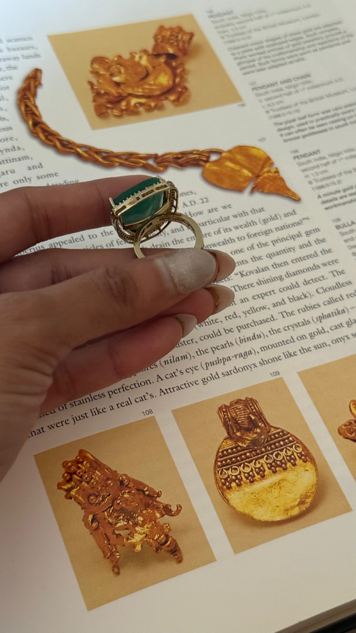 Mint doublet adjustable ring