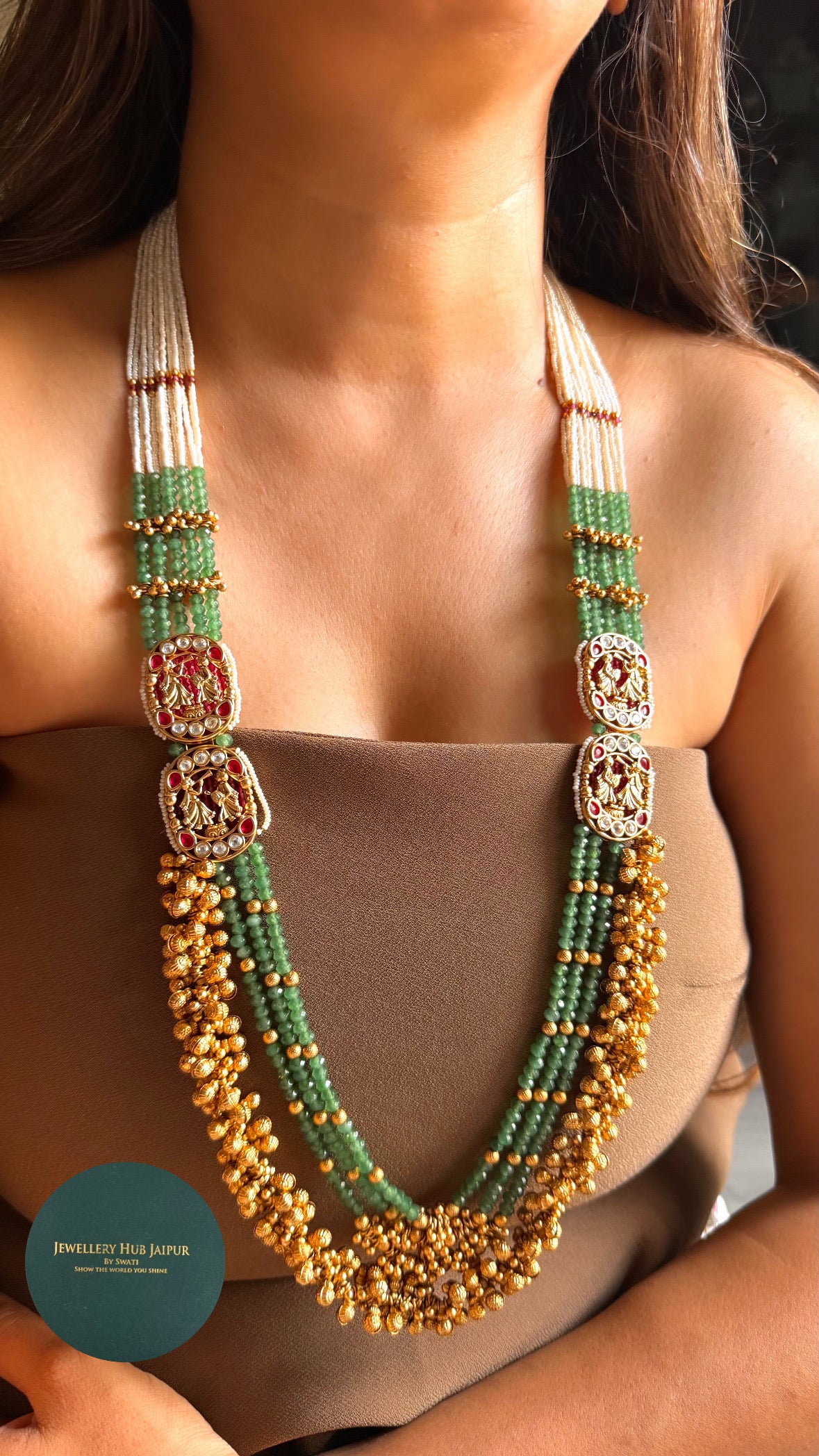 Mint rajwada maharani ling set