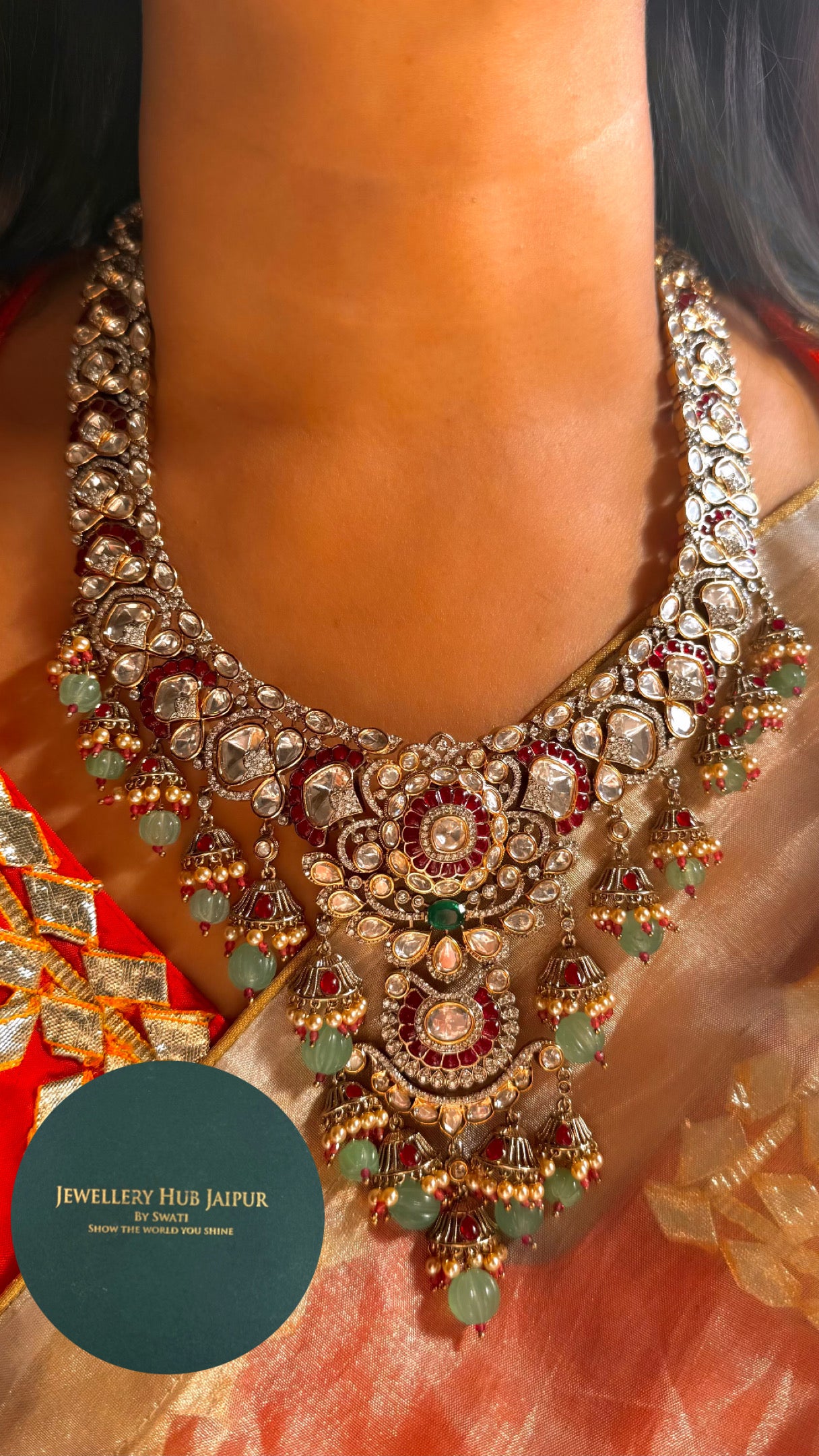 Ruby & Mint heritage Rani haar