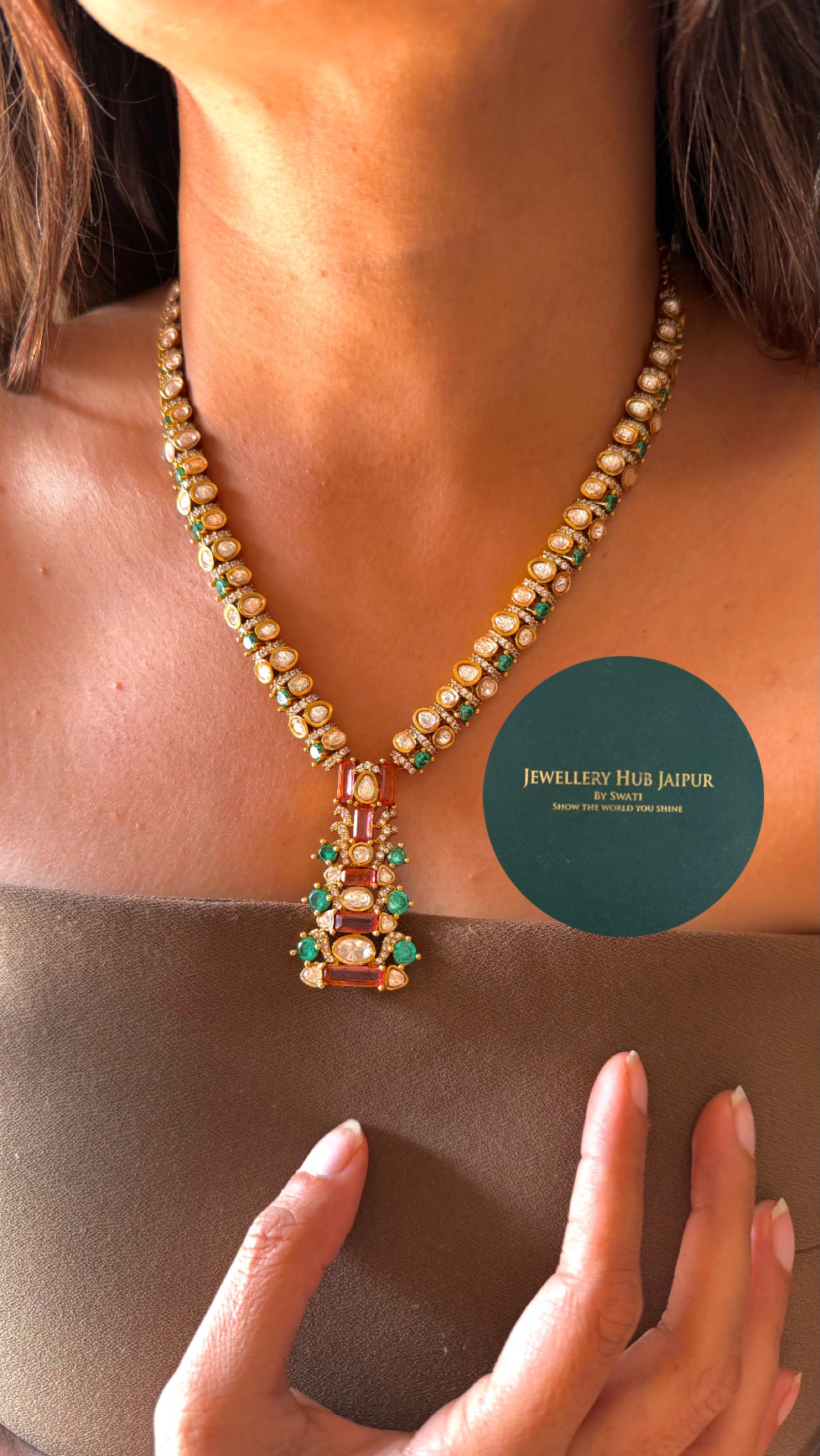 Real Swaroski designer necklace