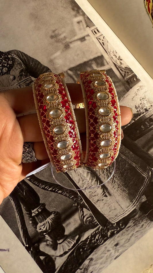 Rani pink kat dana moissanite openable kada