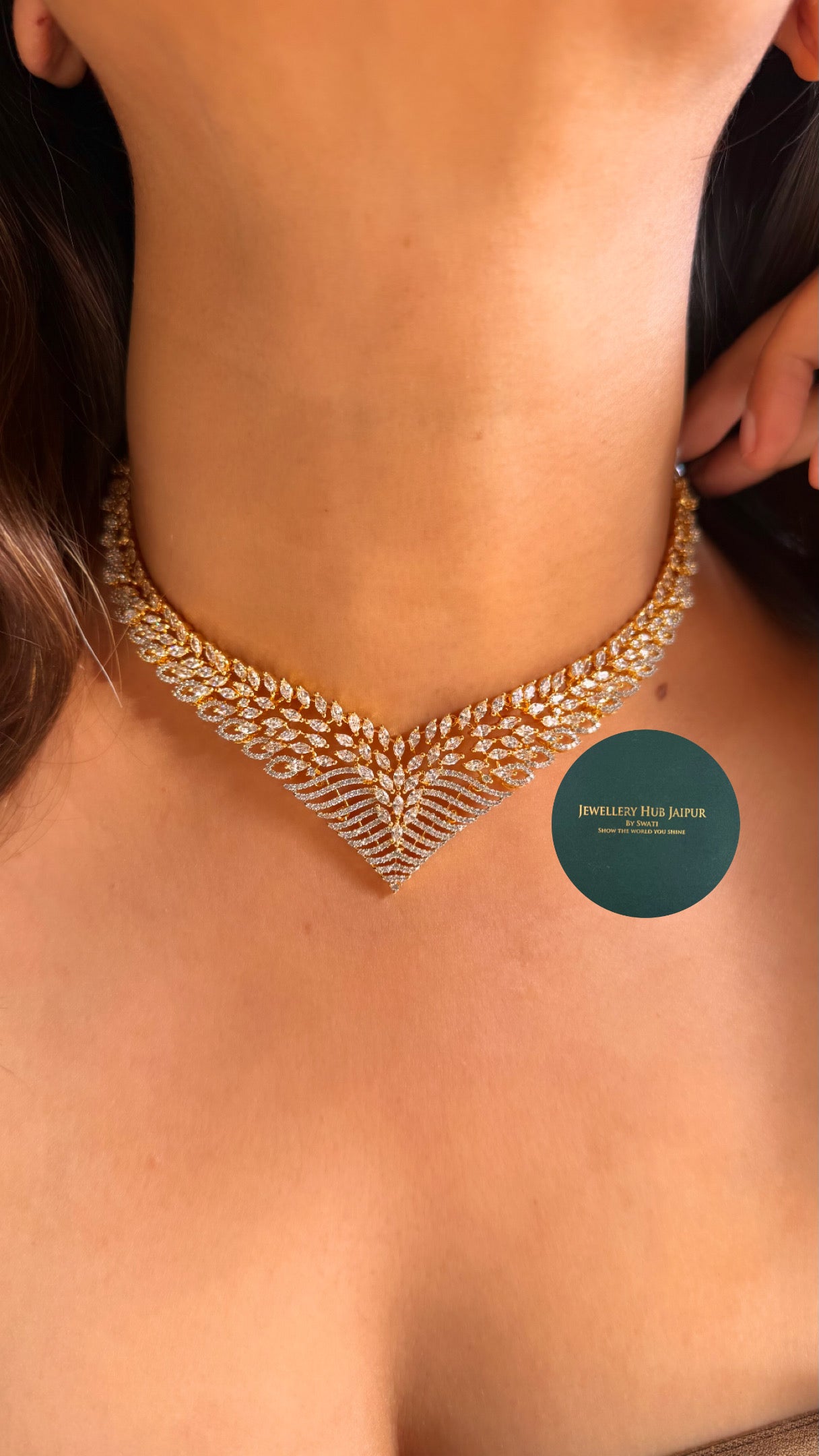 Gj polish victorian designer necklace