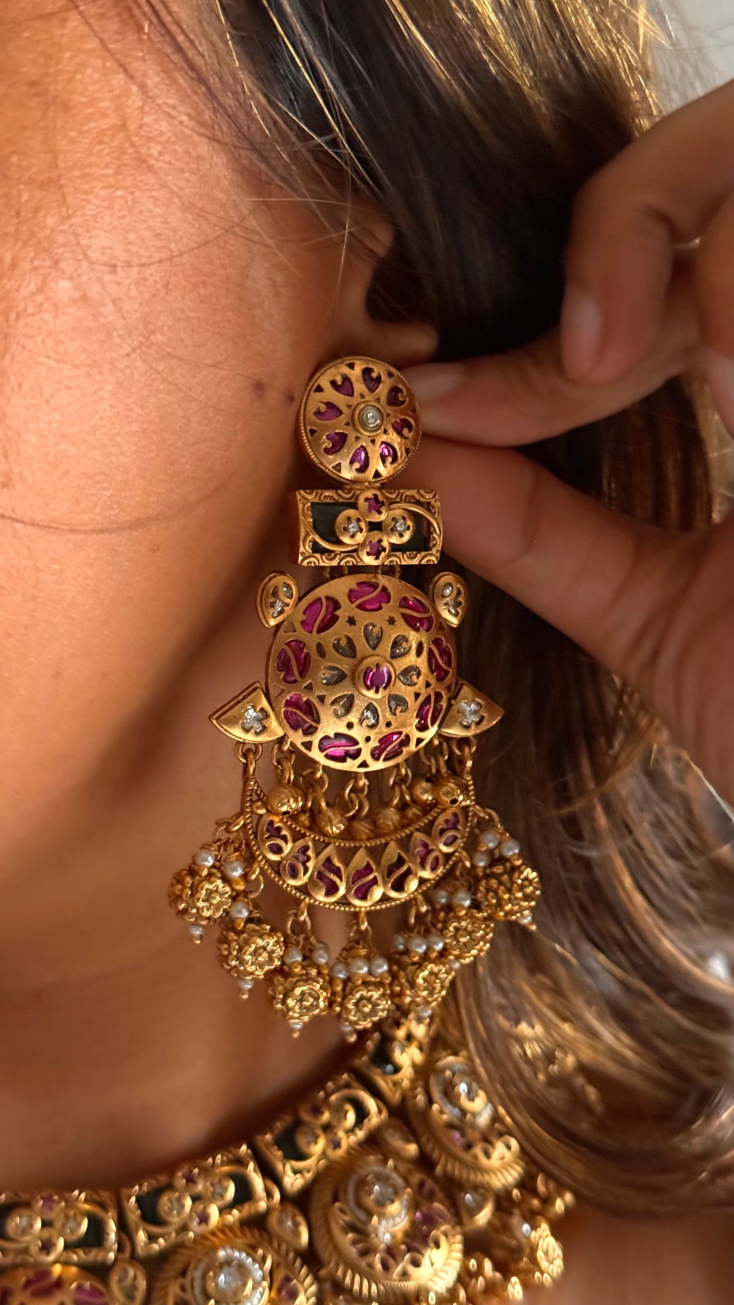 Heritage nakashi gold rajwada Necklace