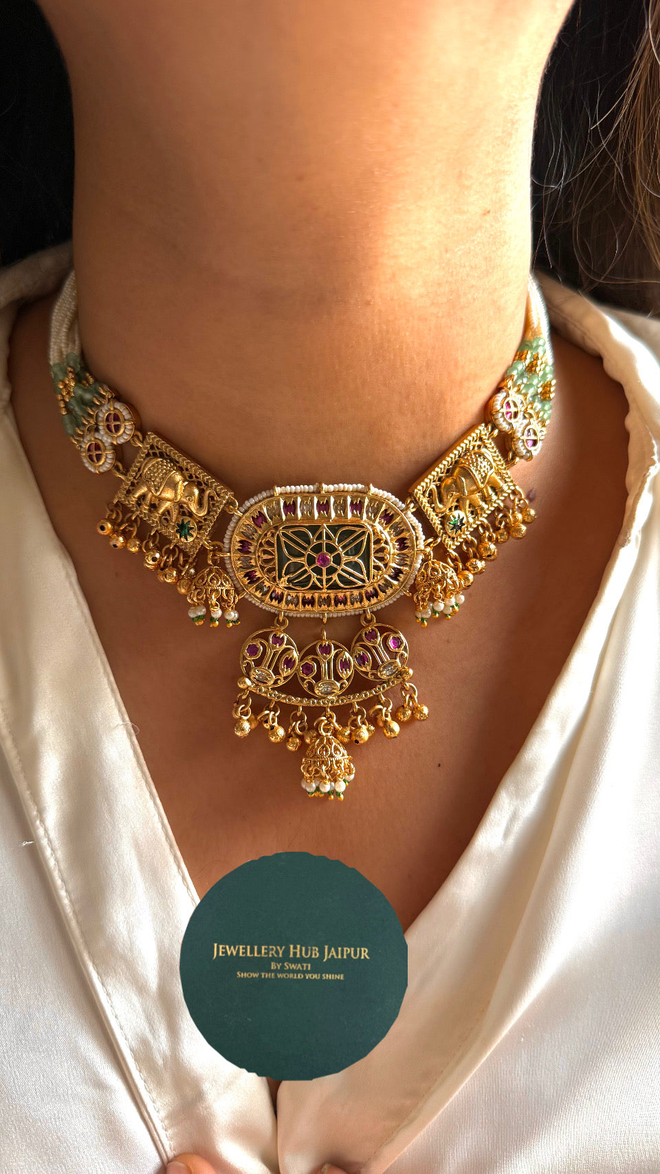 Gajanand Rajwada Necklace
