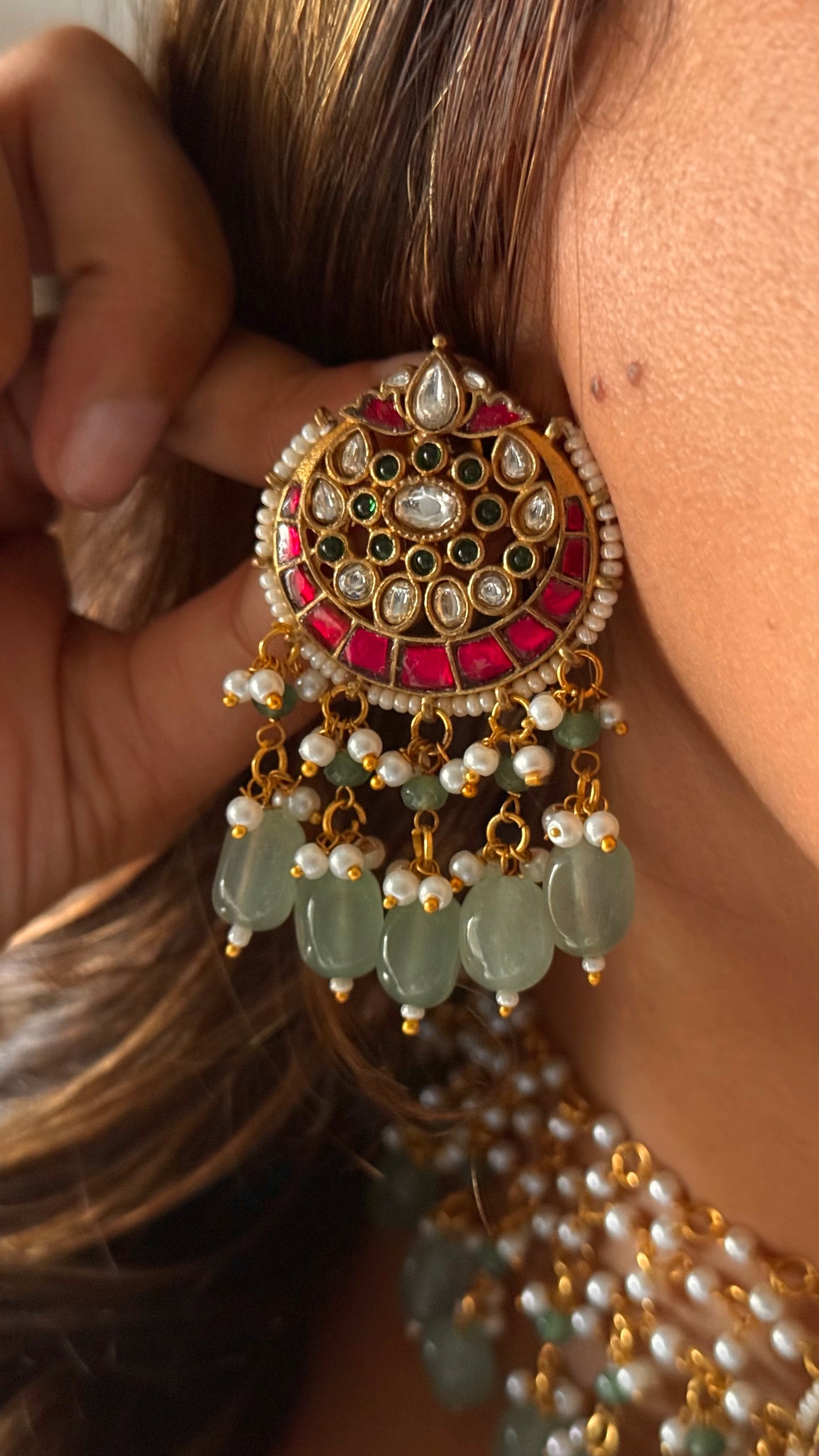 Veera paachi kundan statement choker Necklace