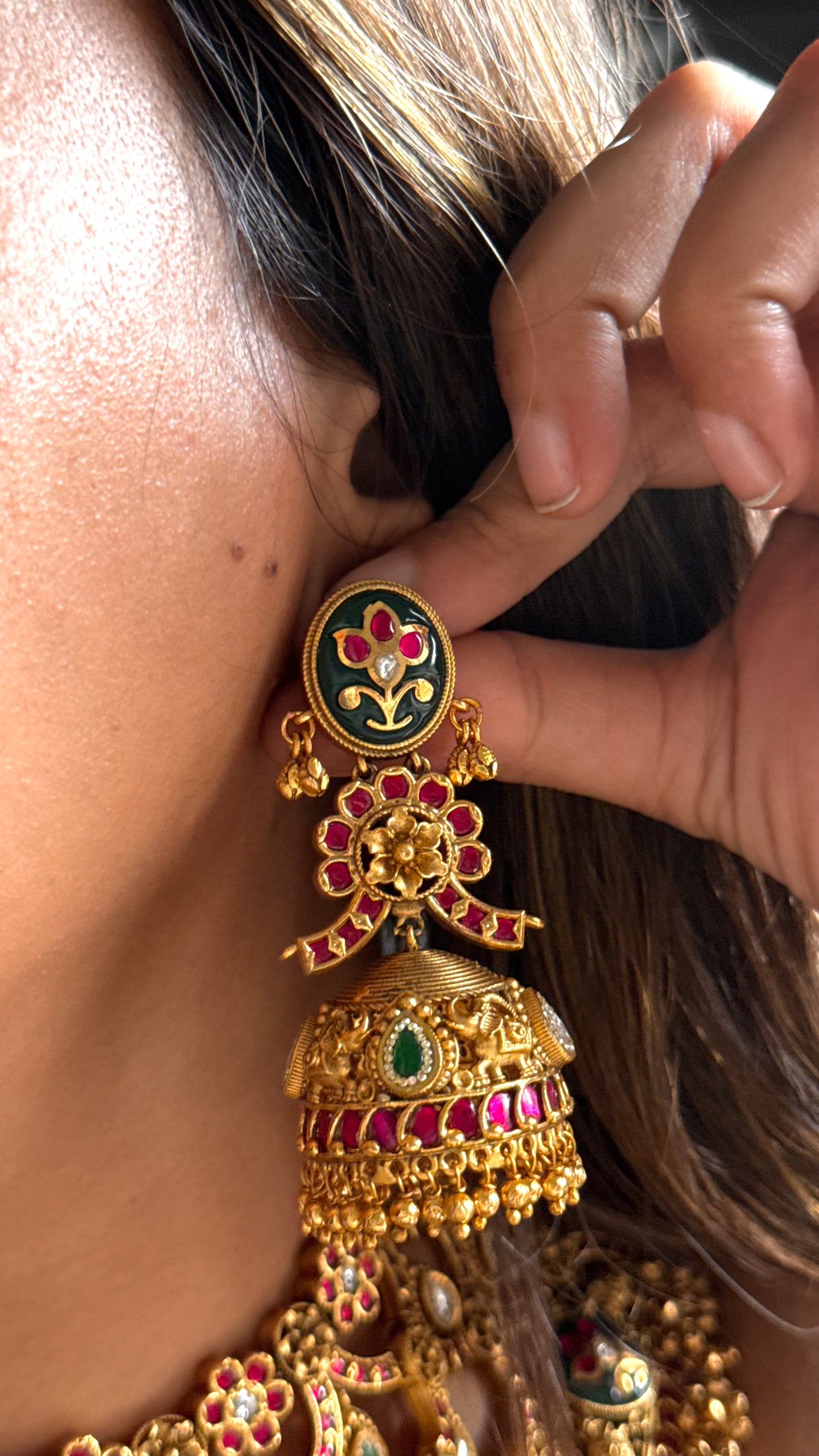 Royal chand parda rajwada necklace