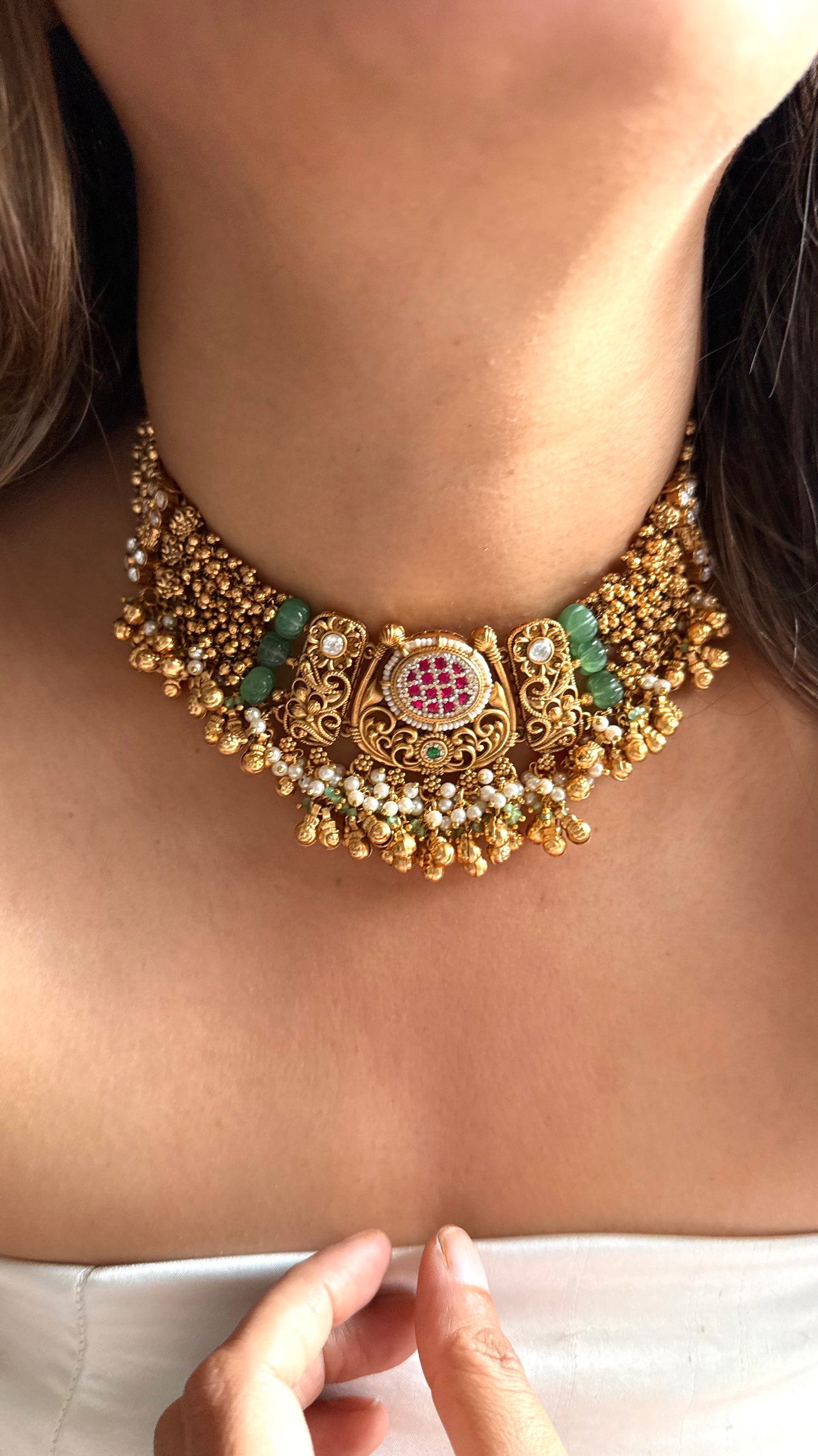 Rajwada real Swarovski combo