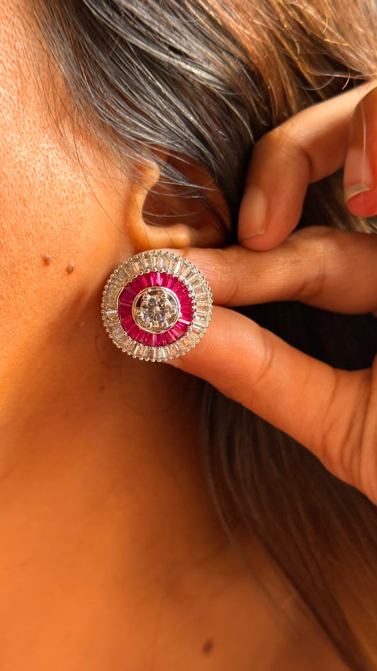 Rani pink diamond studs