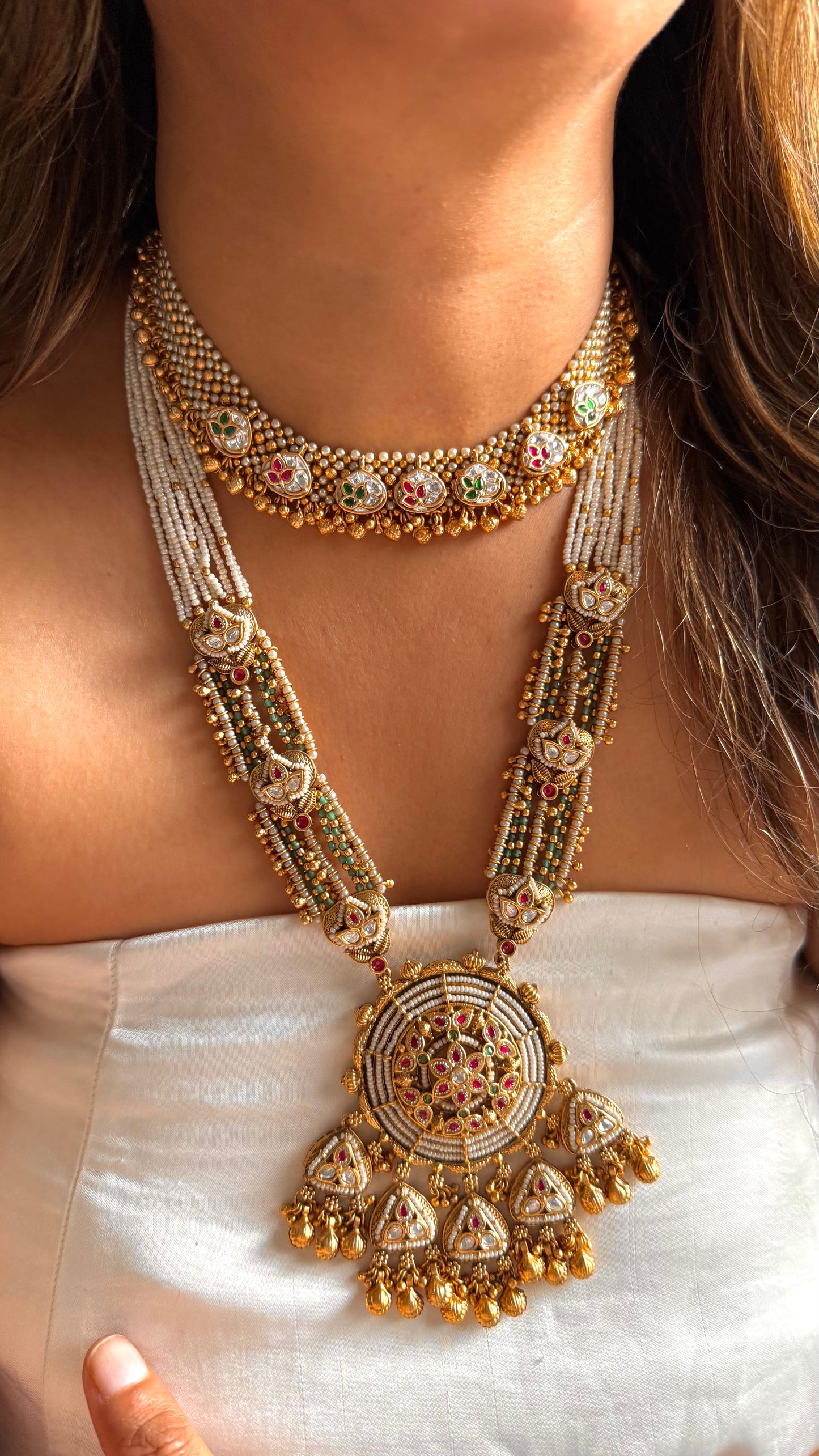 Basra Pearl Rajwada floral combo