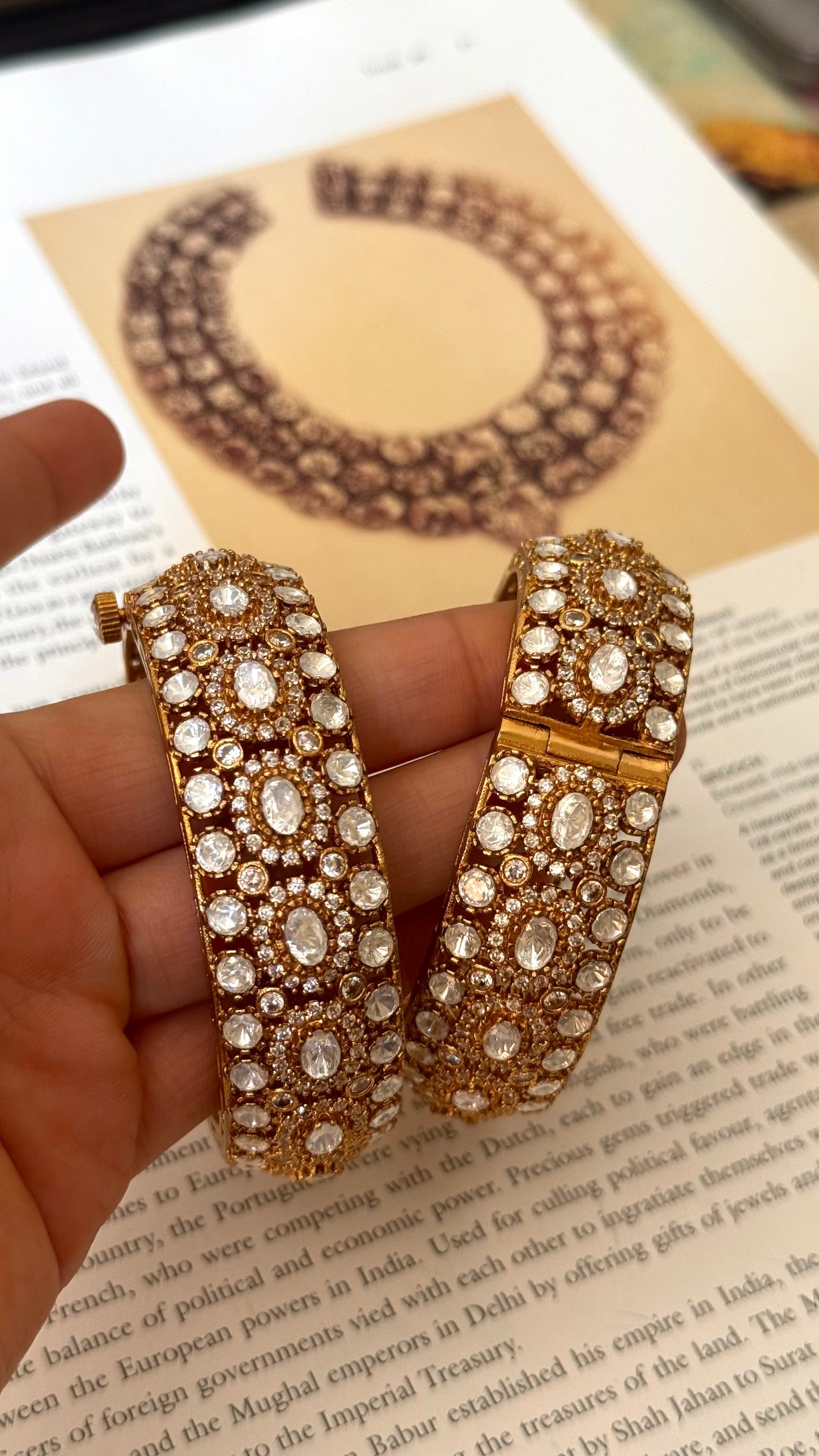 diamond polki designer moissanite banles