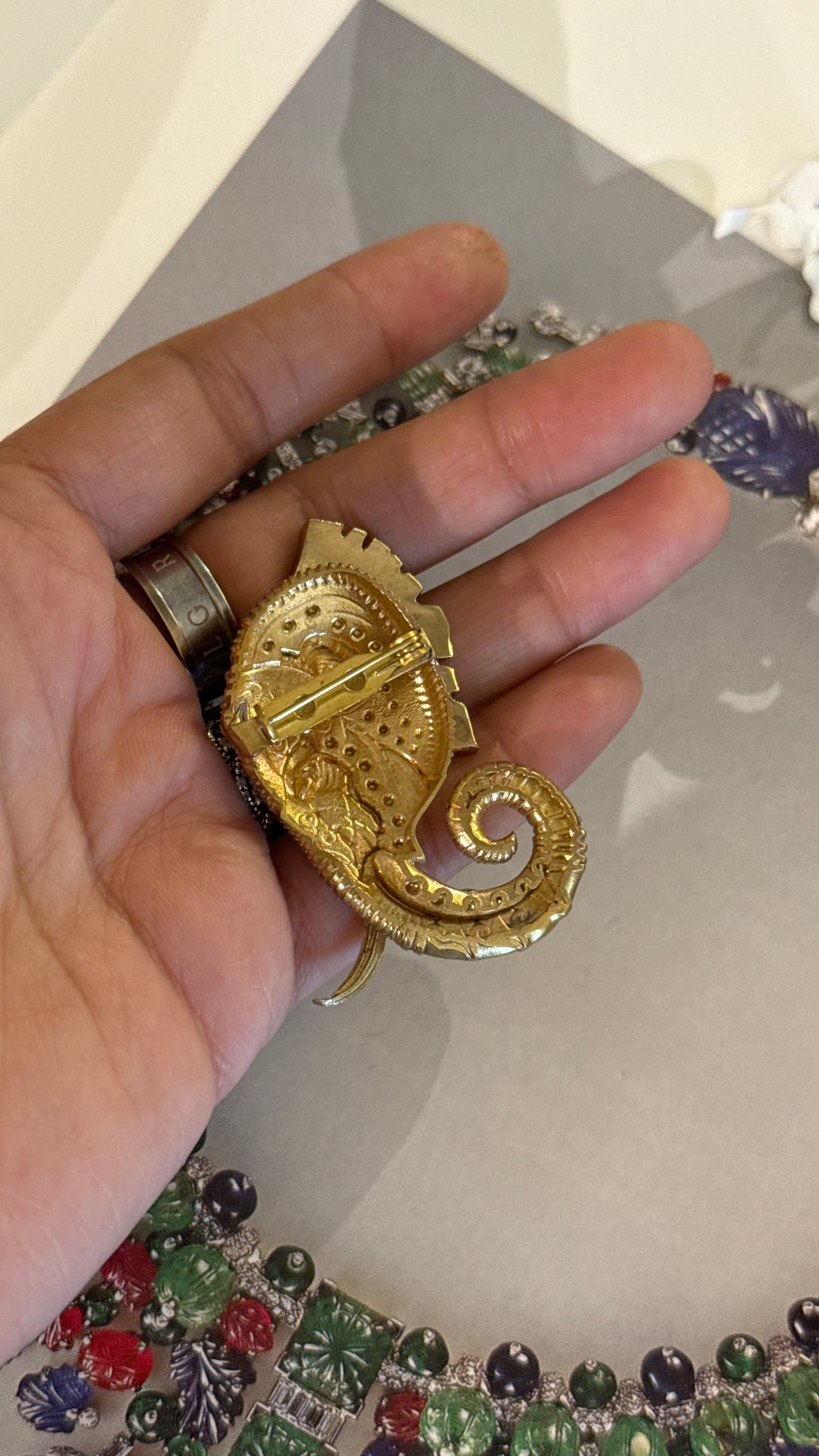 Gajanan inspired Heritage Brooch