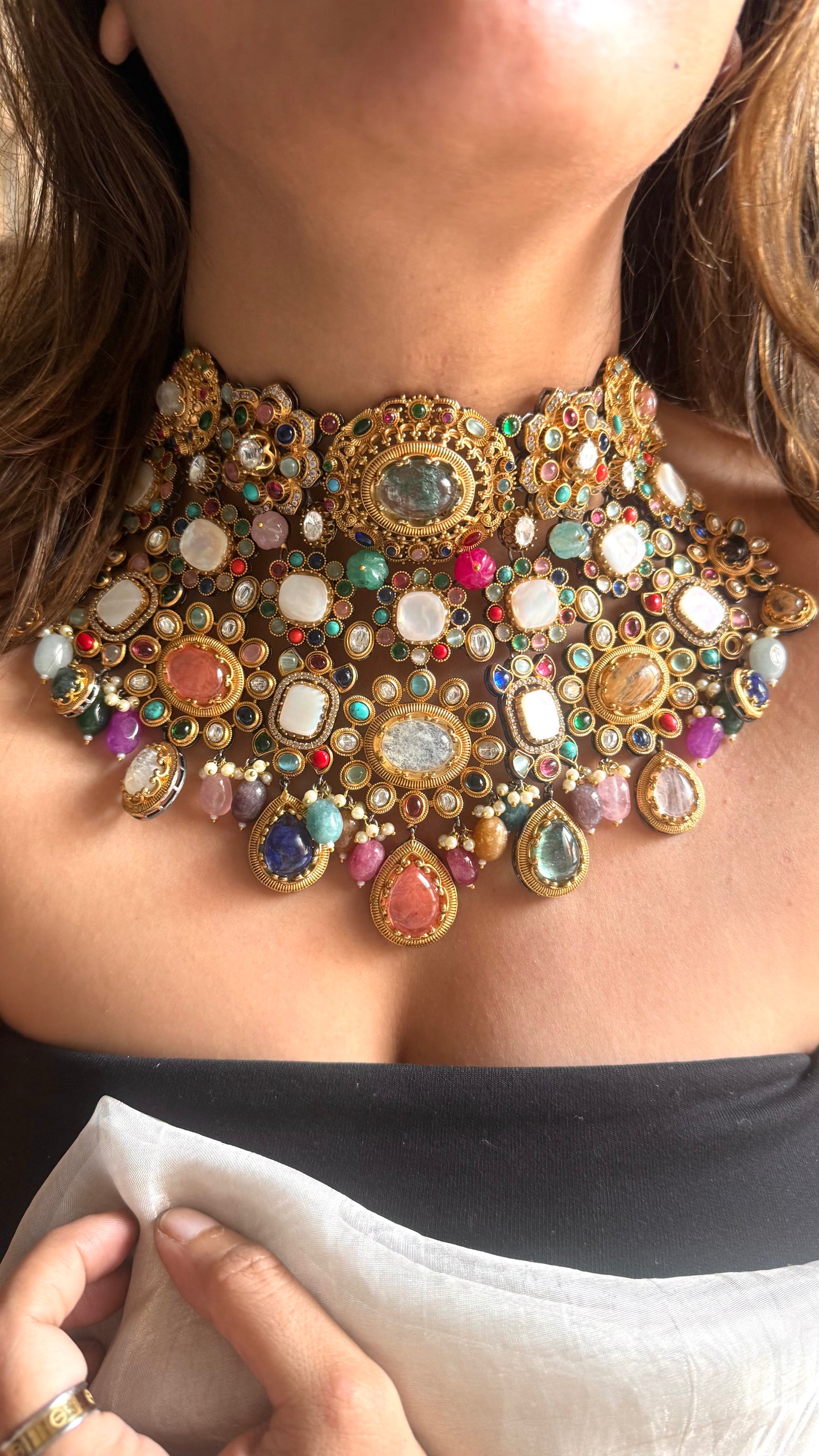 Sabya inspired Vintage Victorian Designer Necklace