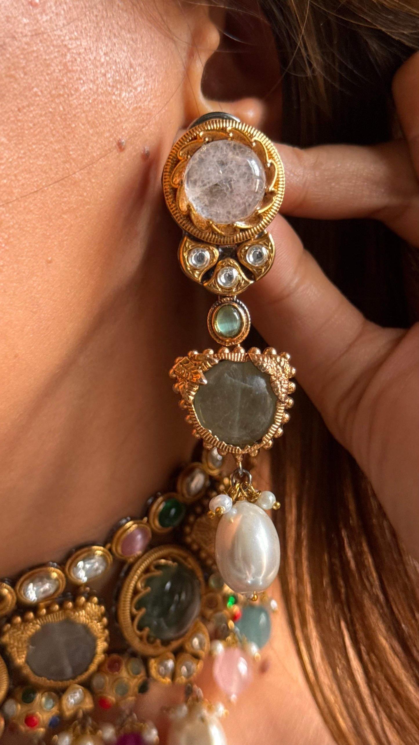 Sabyasachi inspired multicoloured choker necklace 2