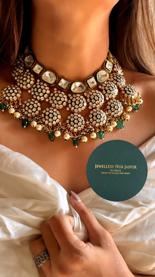 Meenakari heritage necklace set