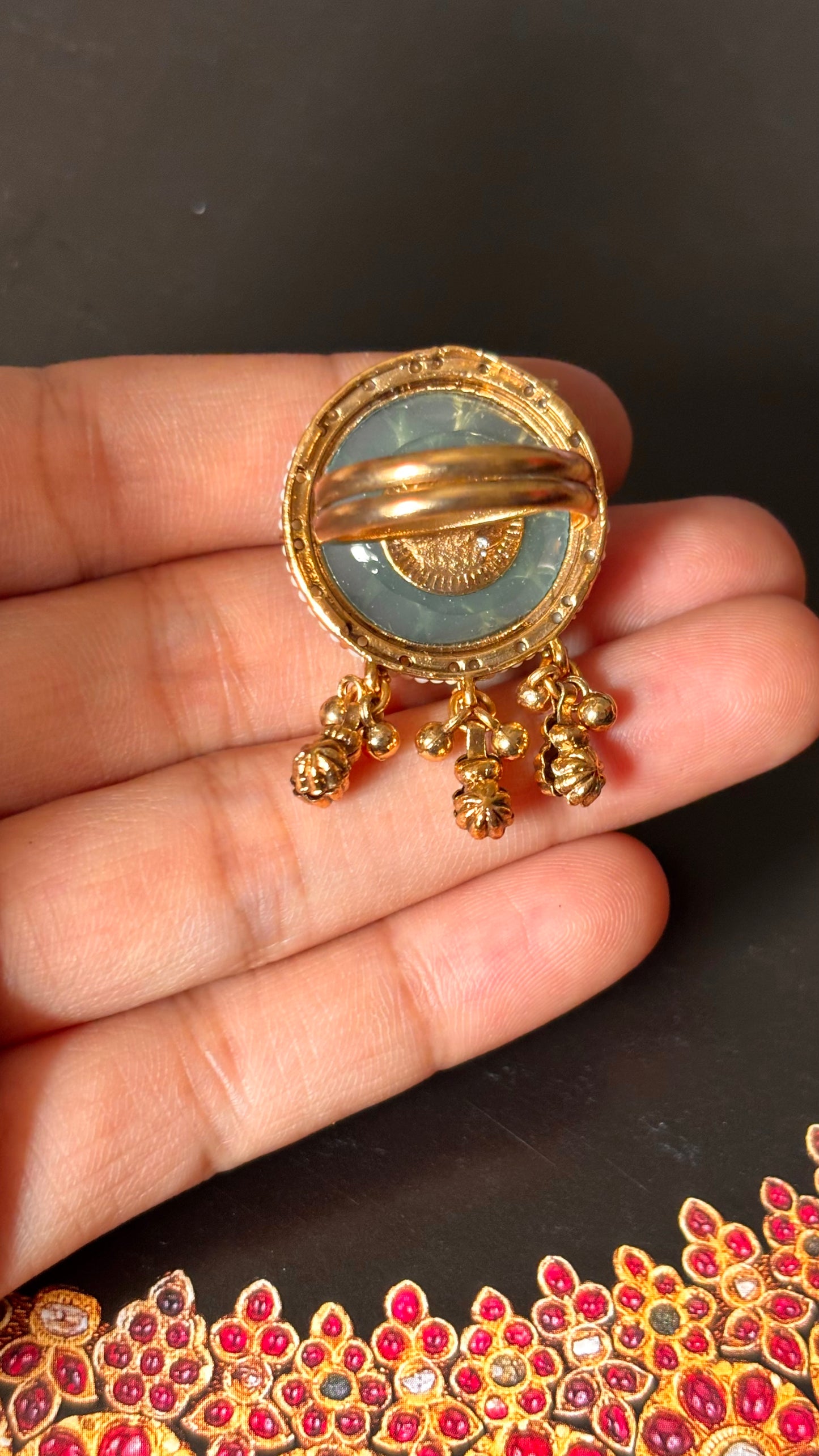 Rajwada chandrika ring