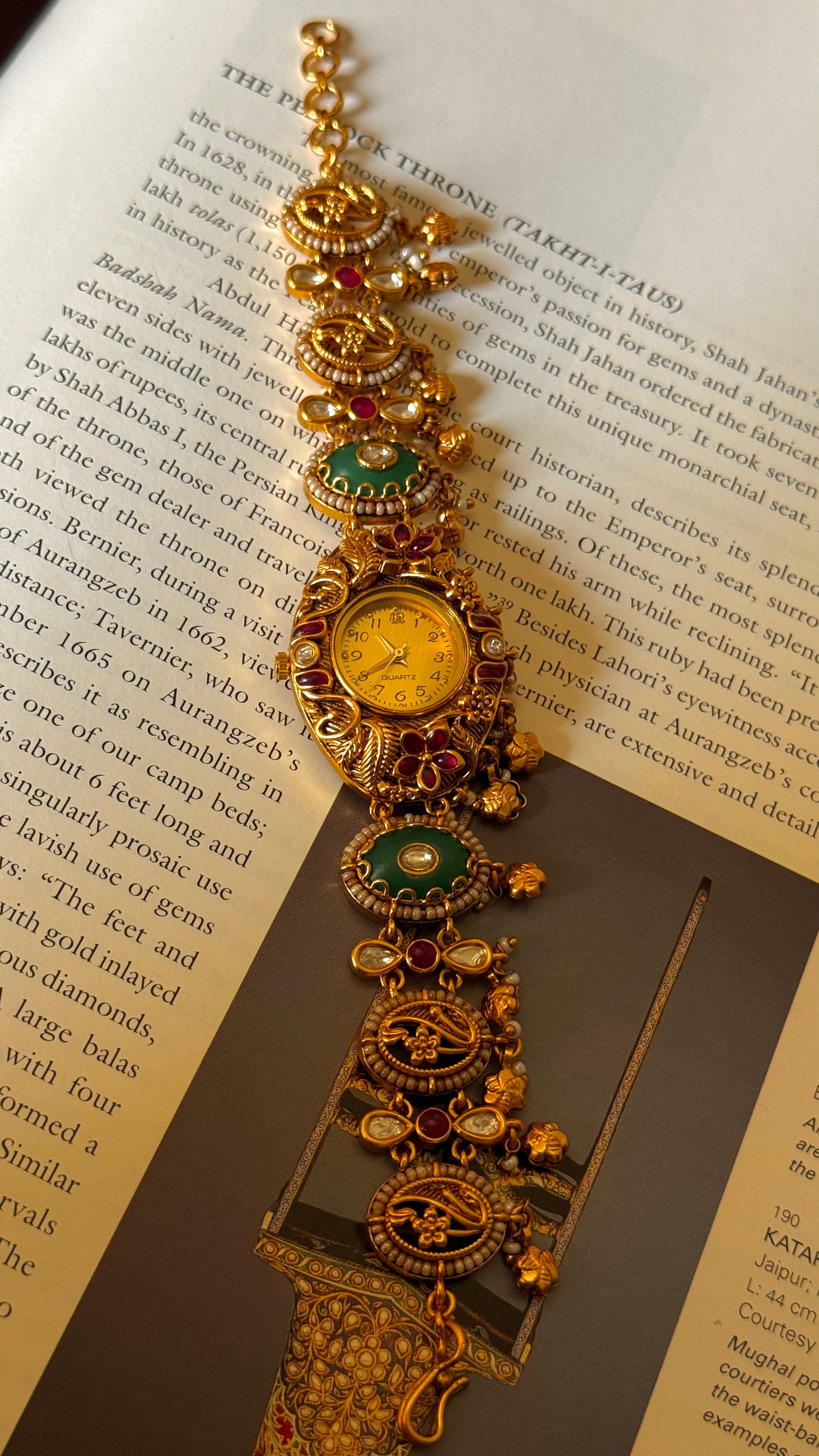Rani sa designer emerald rajwada watch