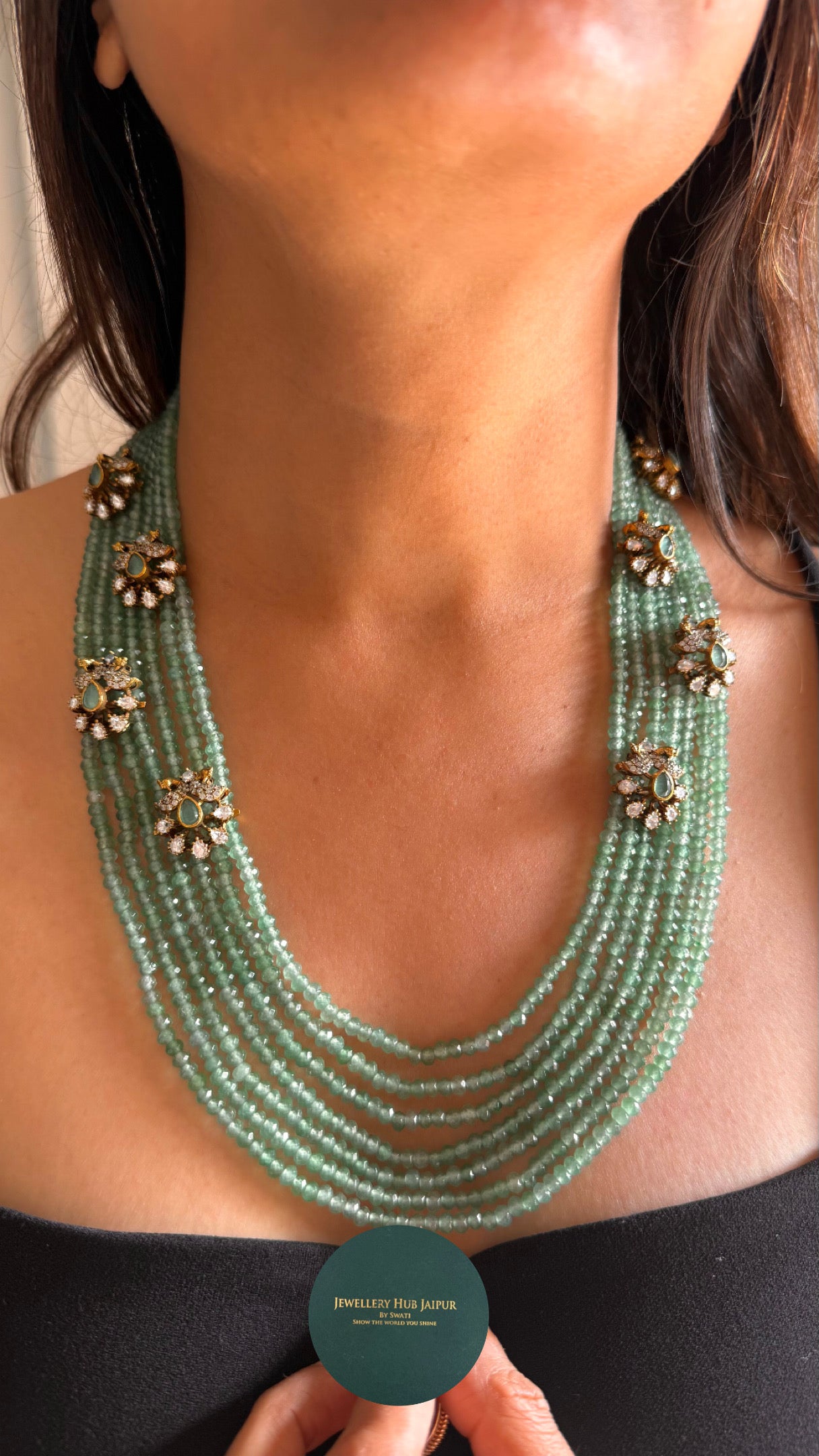 Mint Victorian 5 layer string