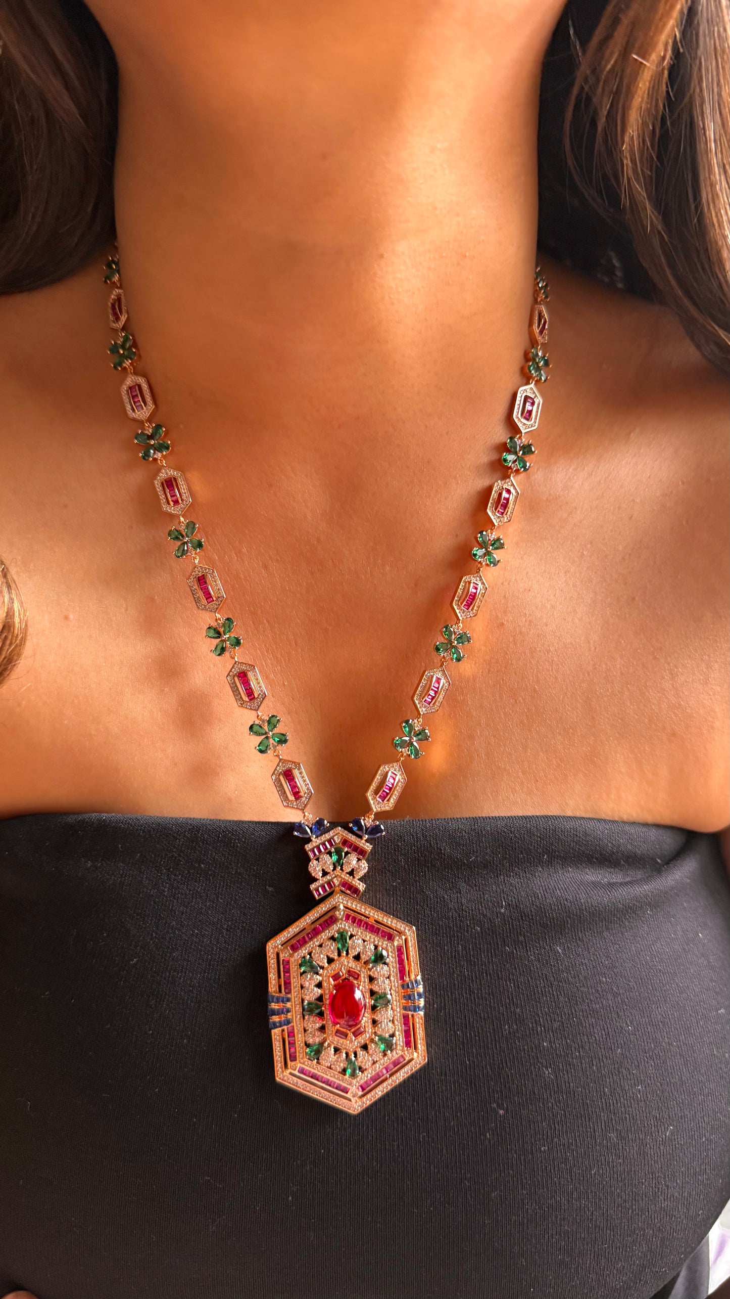 Real Swarovski designer Necklace