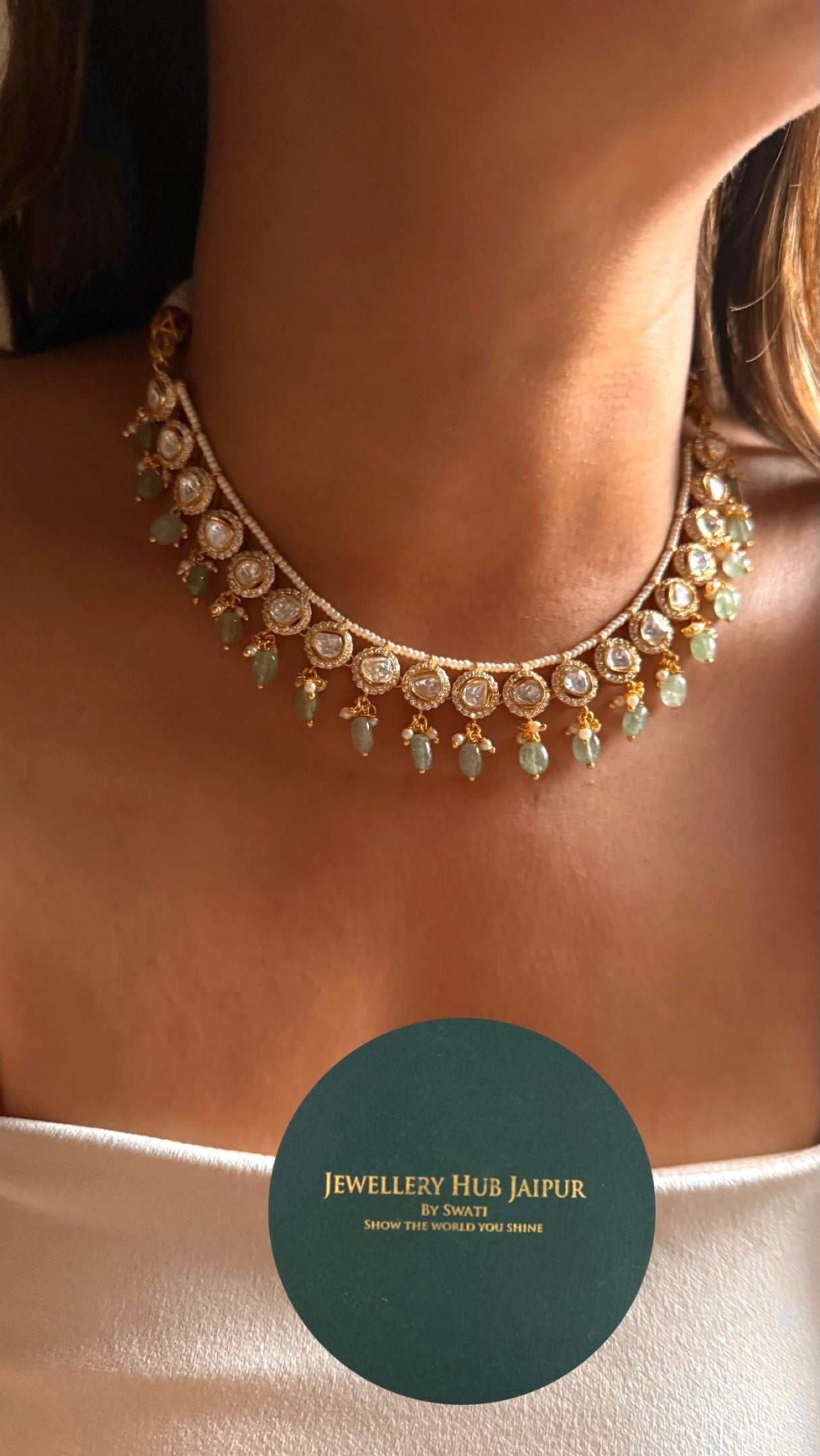 Real moissanite minimal strawberry Necklace