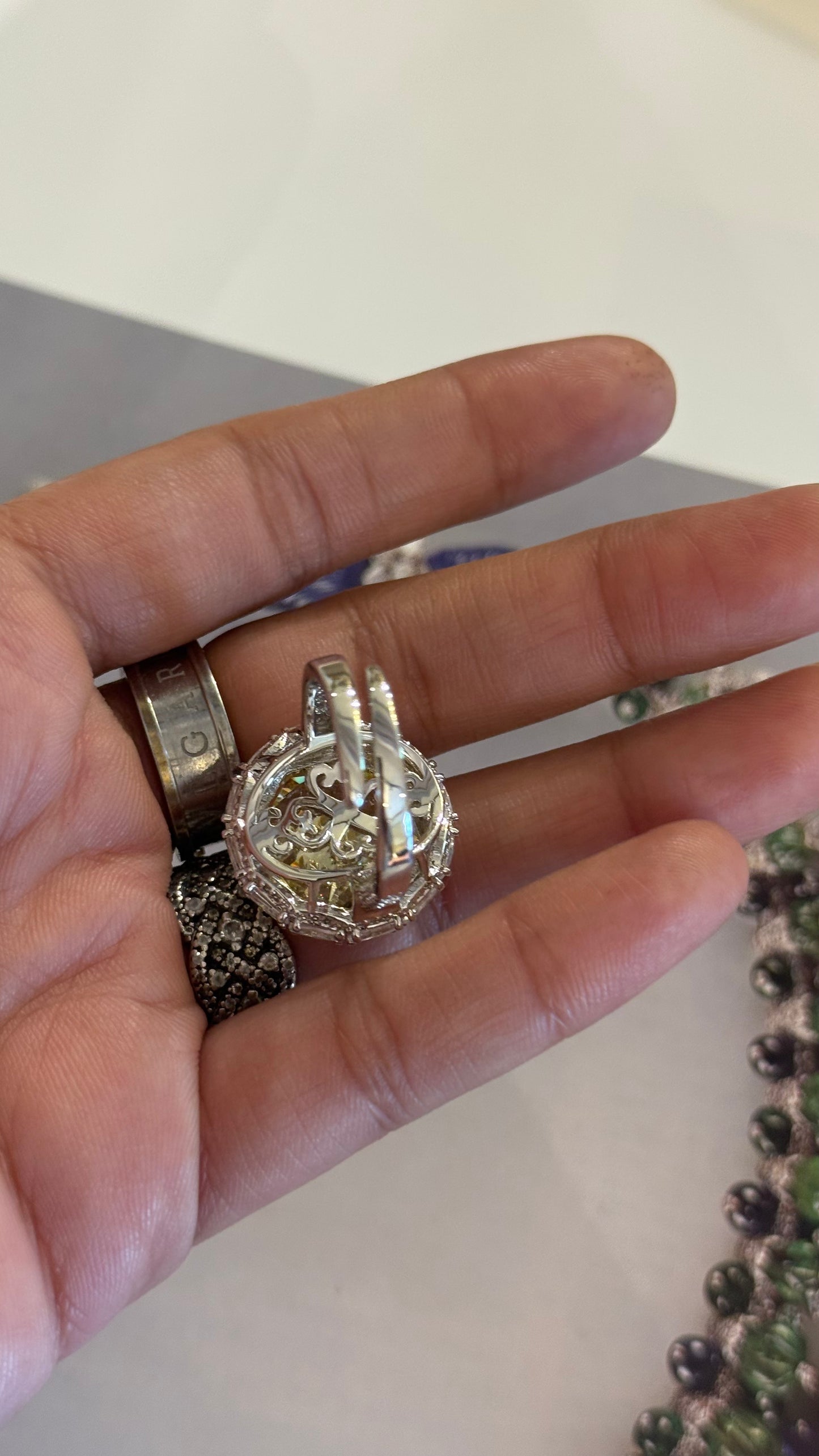 Citrine Cocktail Ring