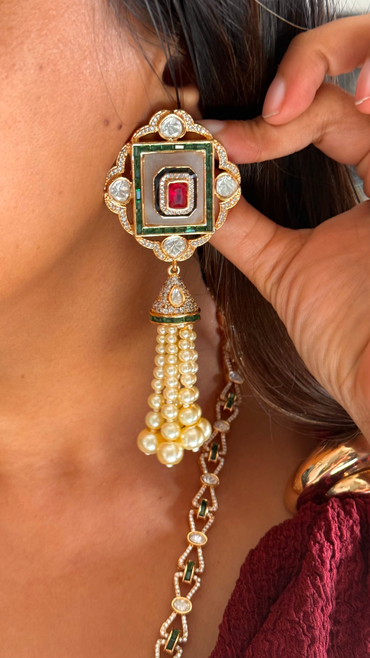 Sabhysachi inspired designer necklace