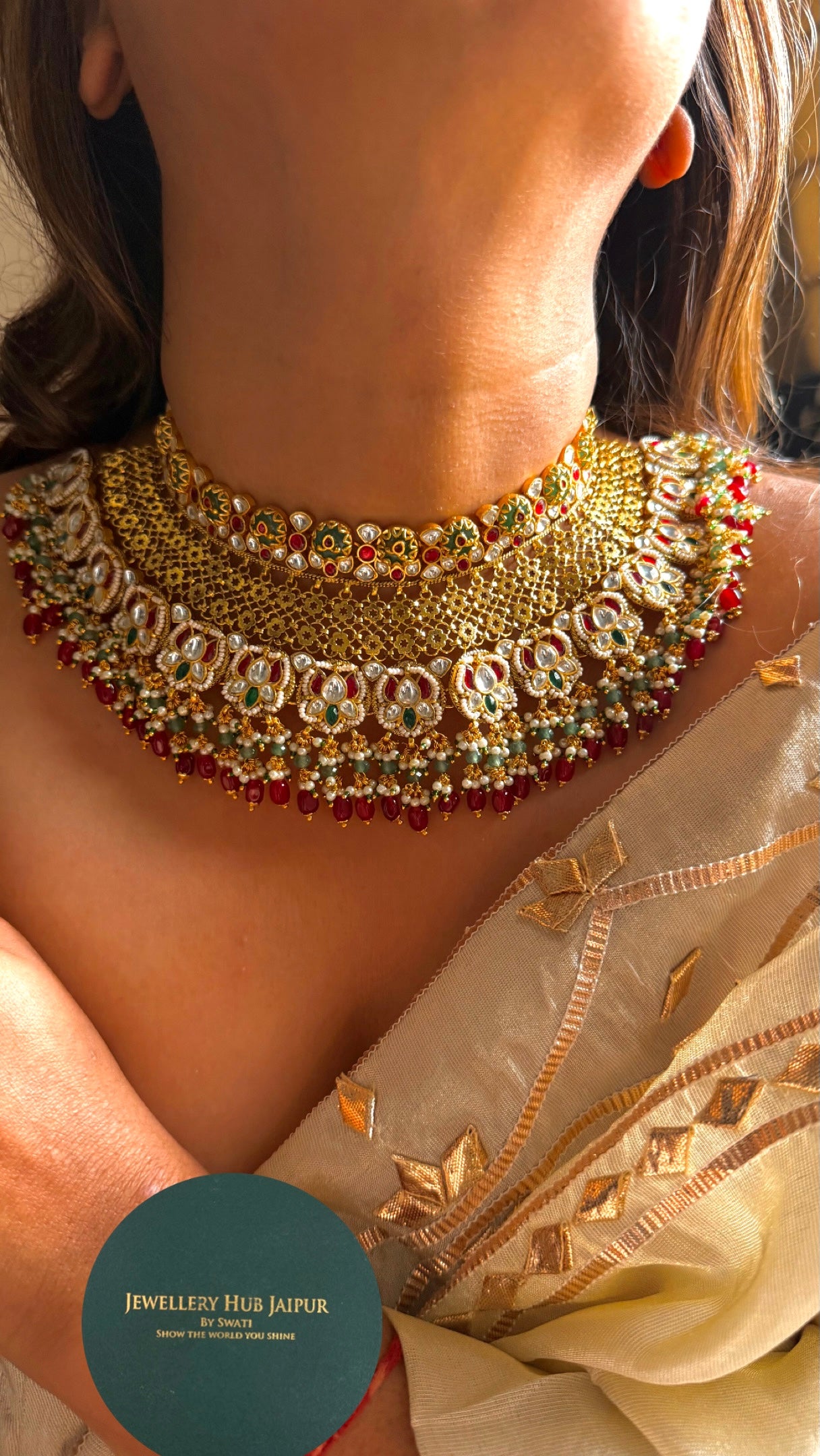Bridal Asia heritage paachi nakashi Necklace