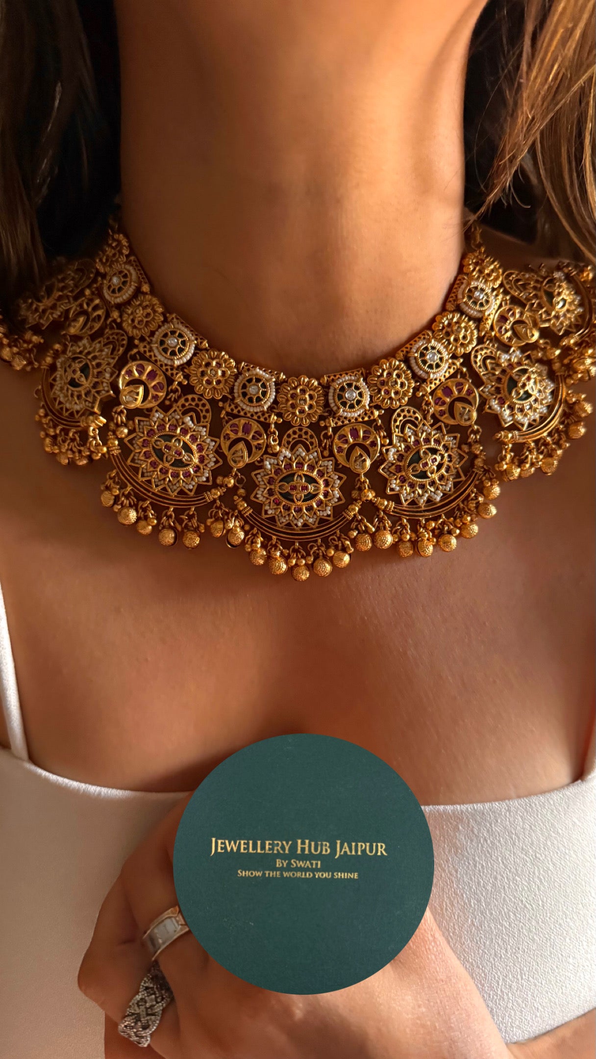 Heritage nakashi gold rajwada bridal Necklace
