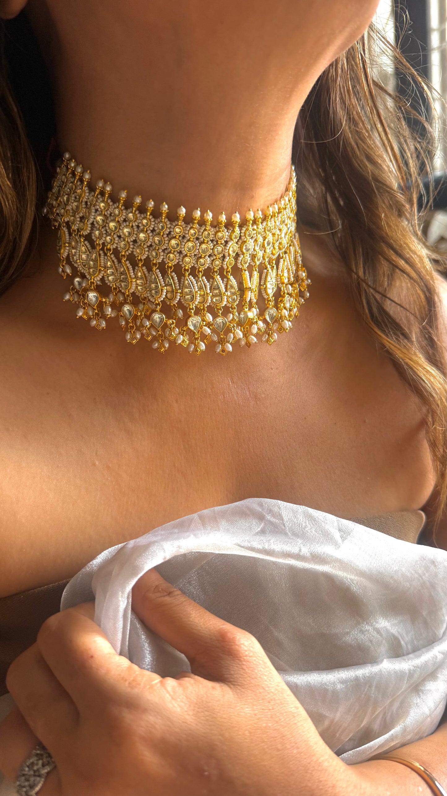 Paachi Kundan Polki statement Choker