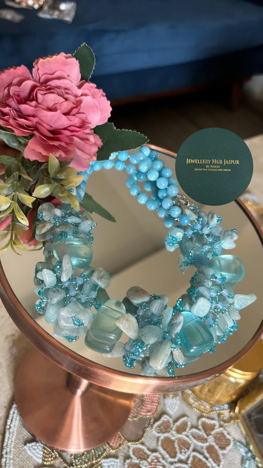 Firoza cocktail necklace