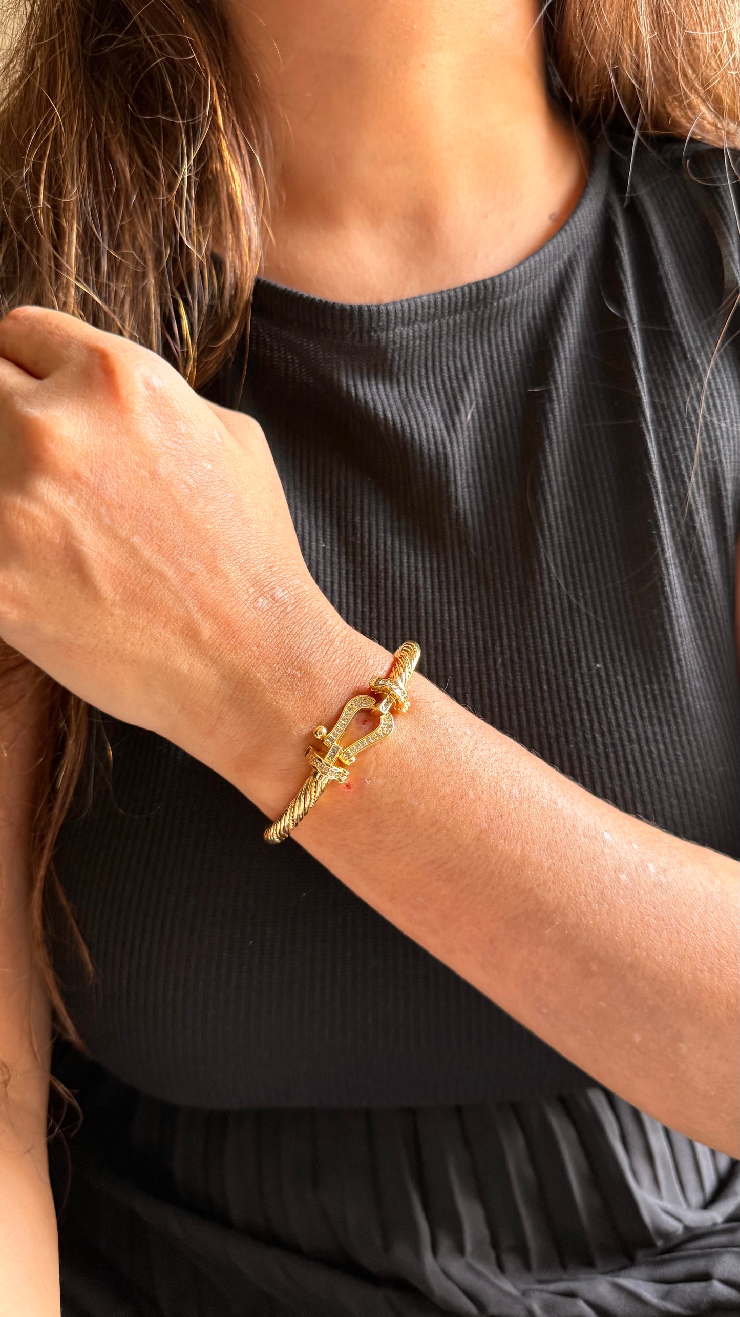 Interlocking Pattern Designer Bracelet