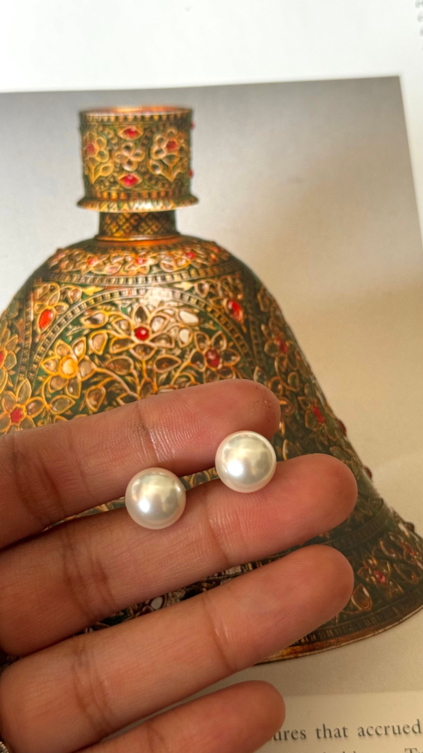 Pearl small Studs