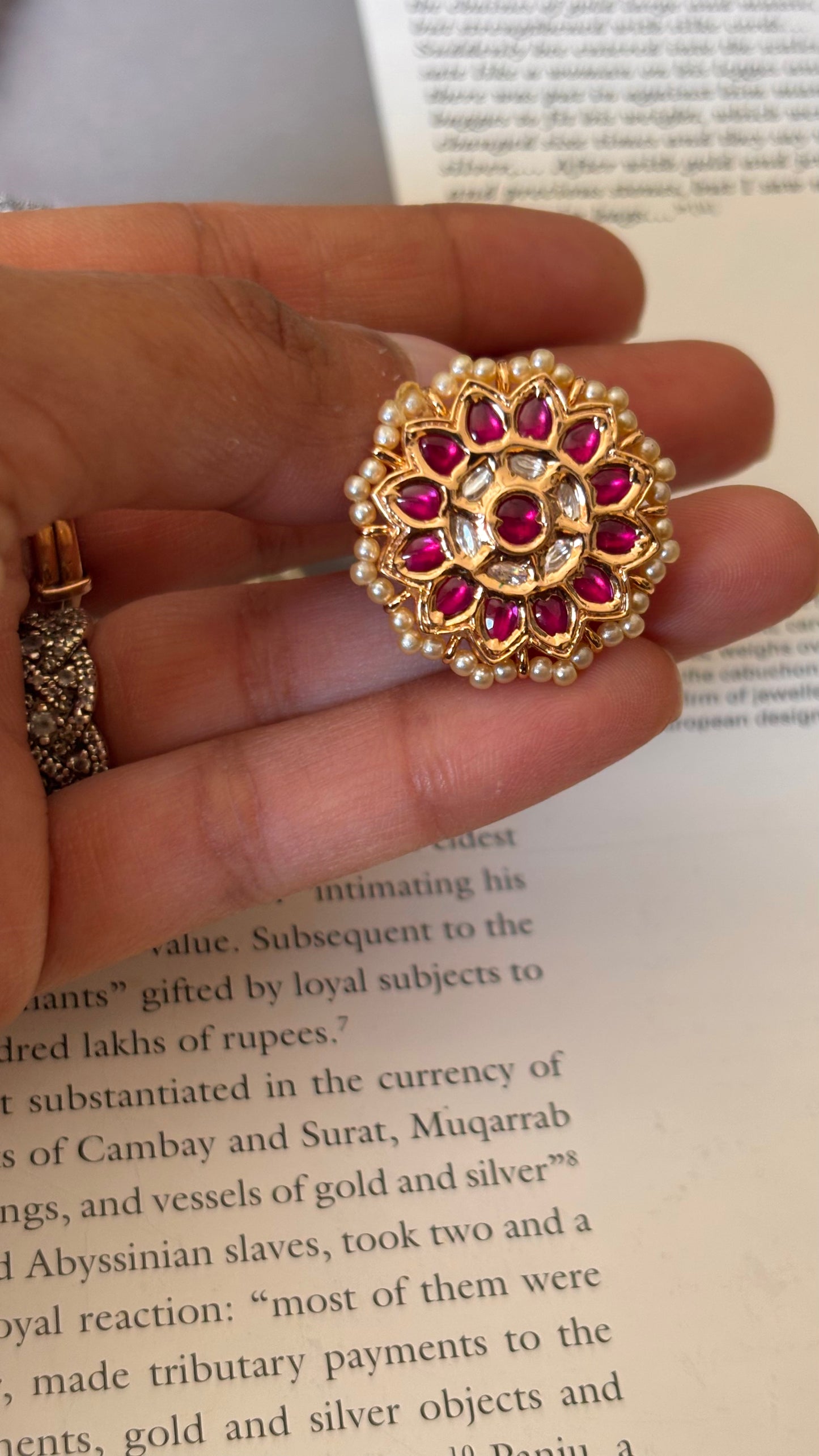 Ruby polki rajwadi borla