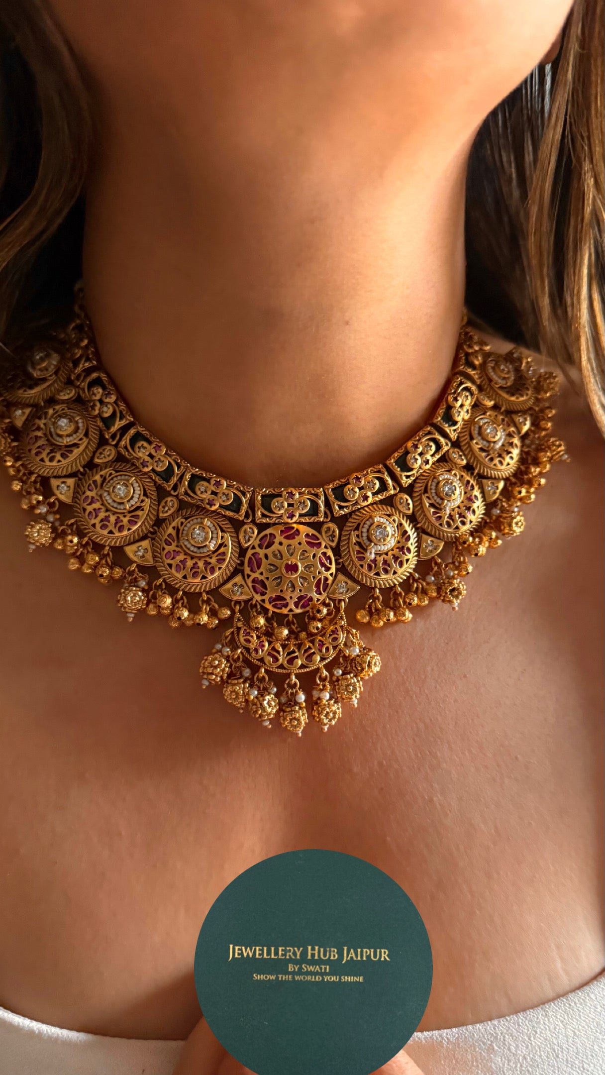Heritage nakashi gold rajwada Necklace