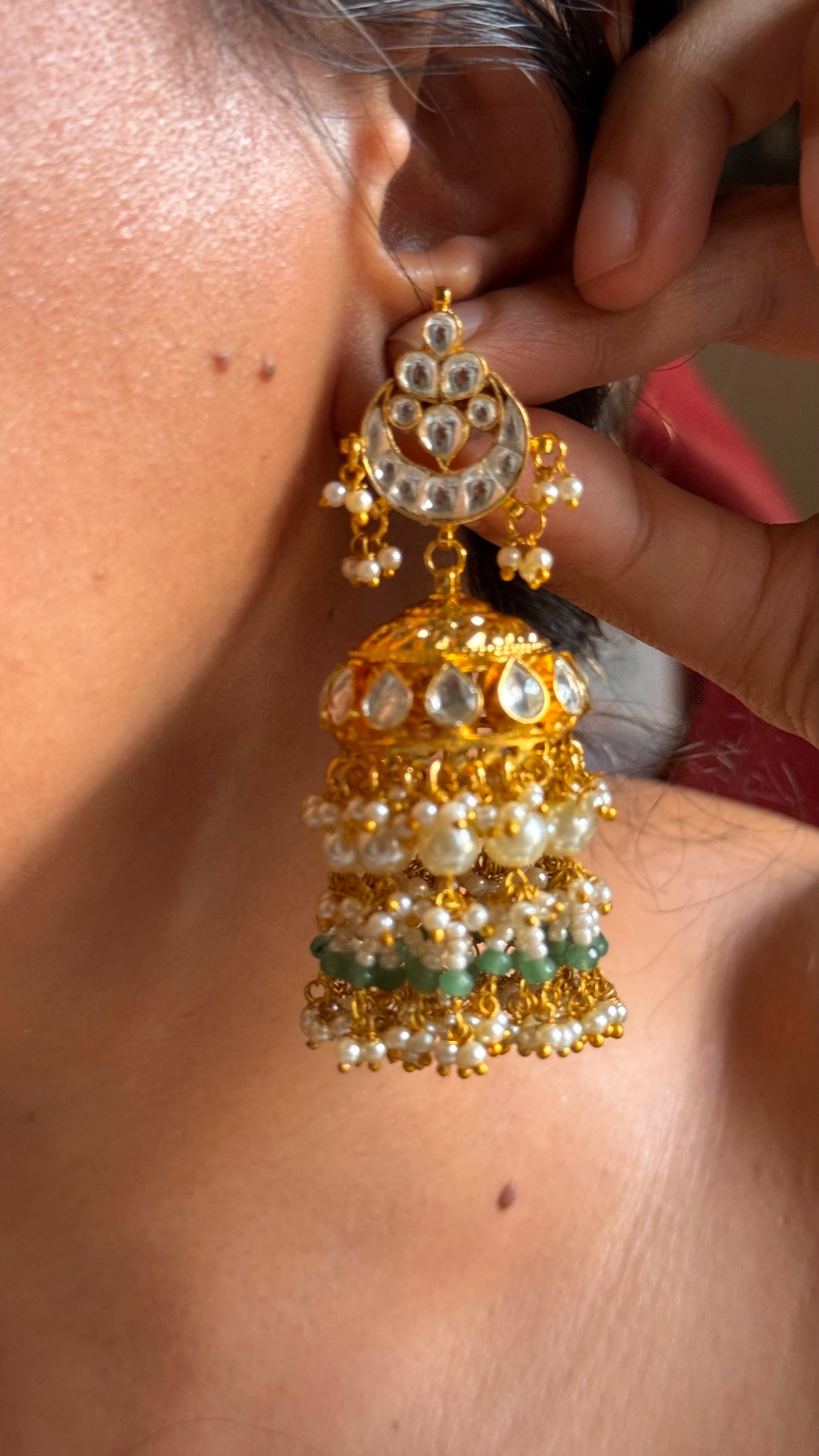 Real paachi handmade chaand nakashi bridal Necklace