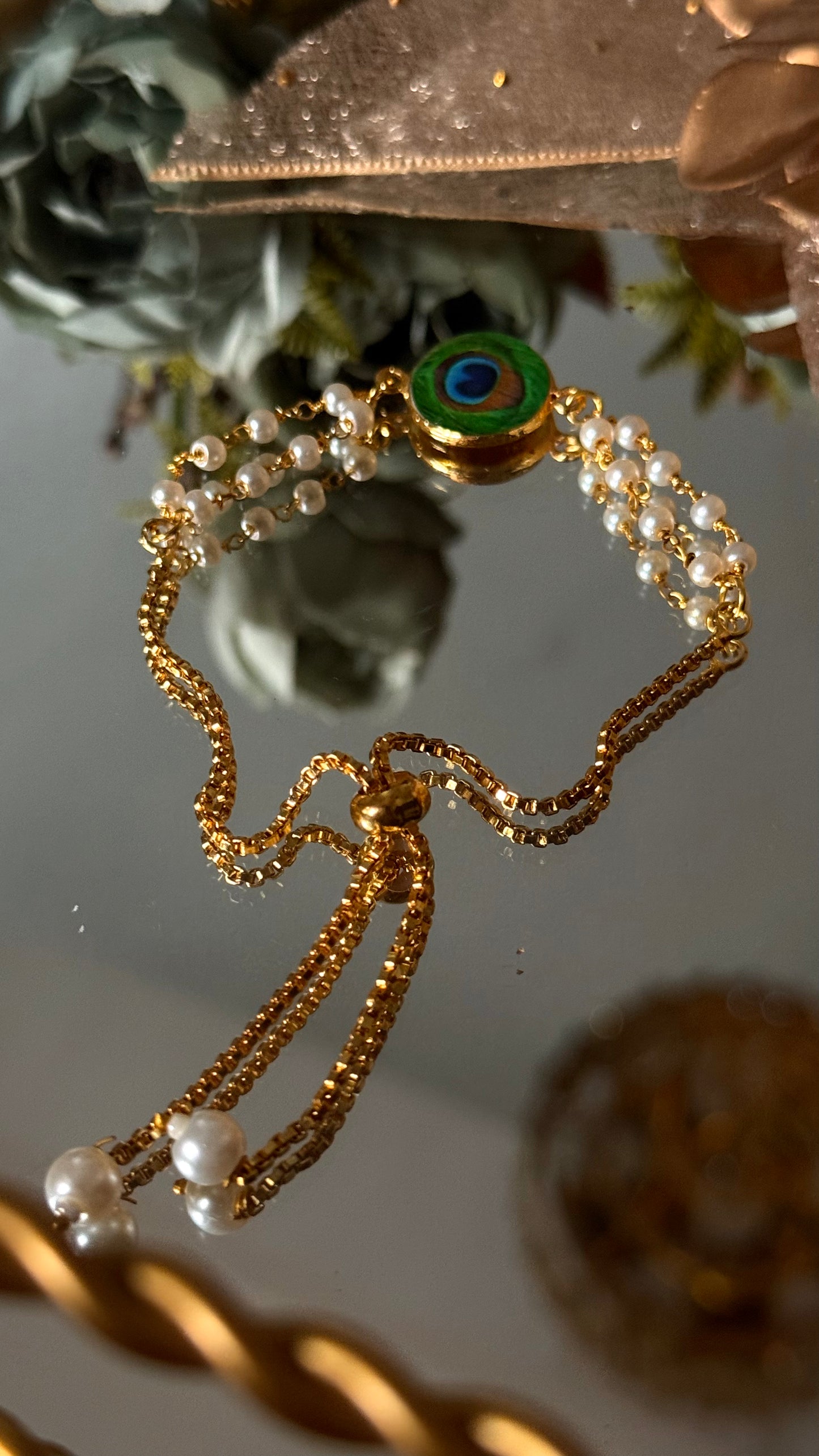 Morpankhi pearl rakhi