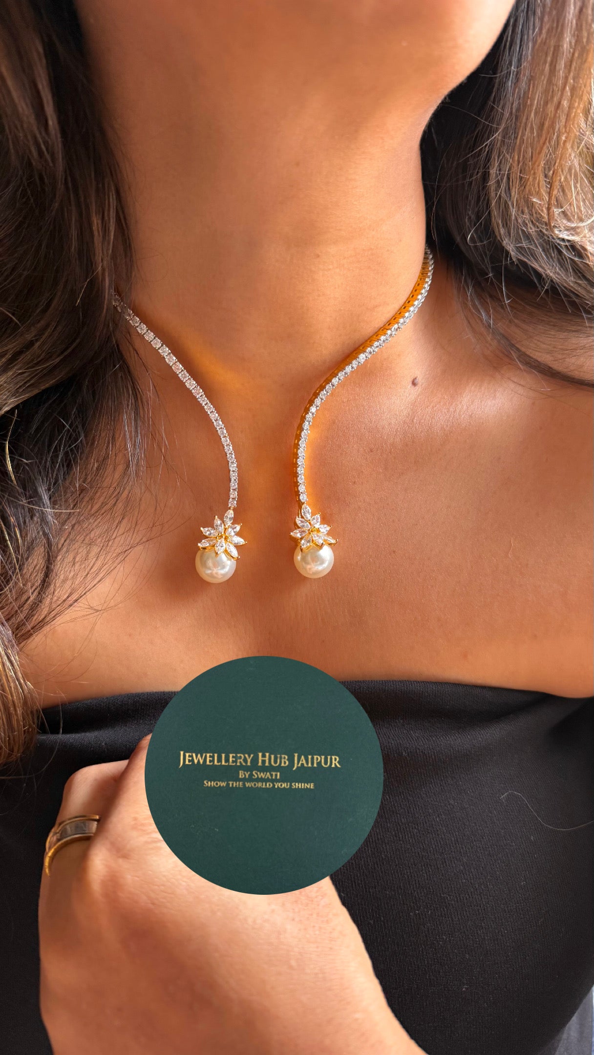 Astra shine cz diamond necklace
